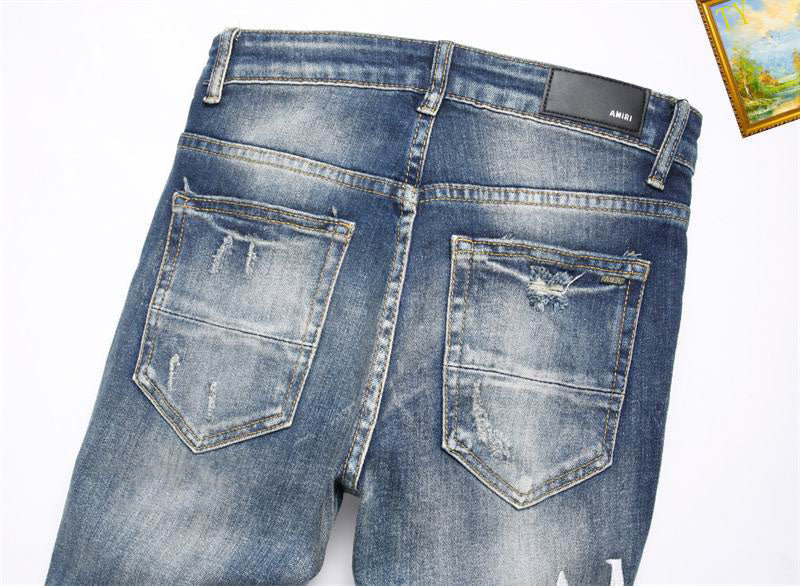 Men's Amiri Fashionable Casual Jeans Pants Size 29-38
