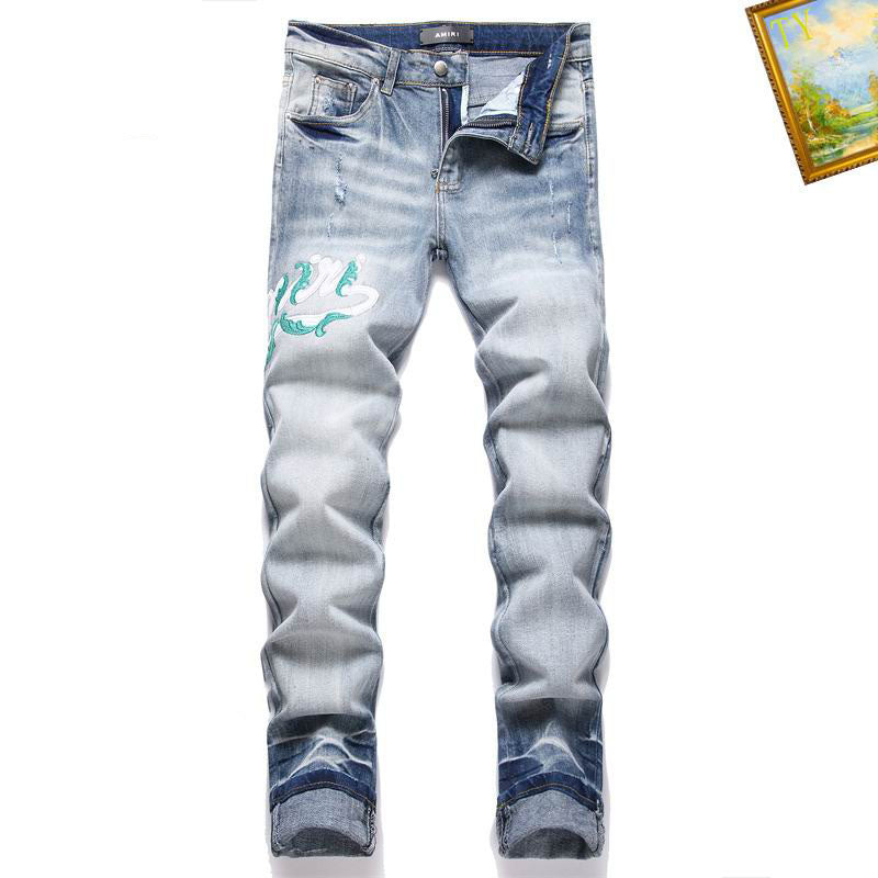 Men's Amiri Fashionable Casual Jeans Pants Size 29-38