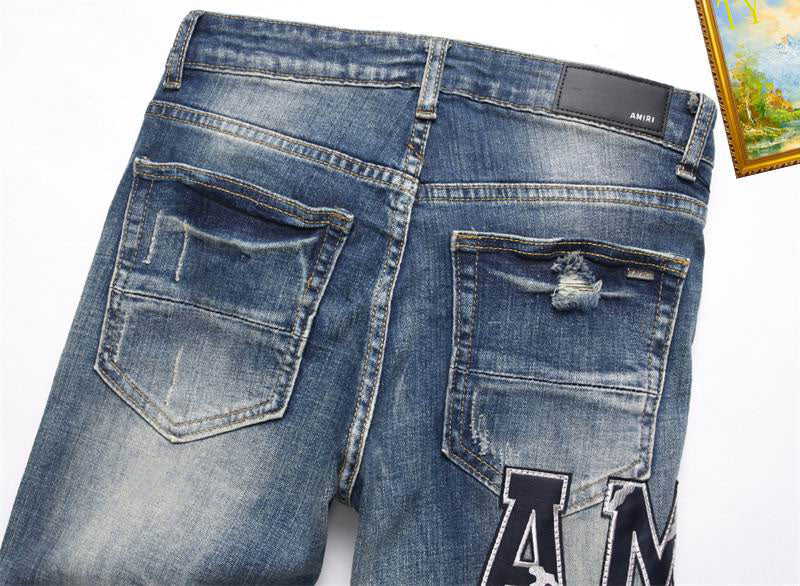 Men's Amiri Fashionable Casual Jeans Pants Size 29-38