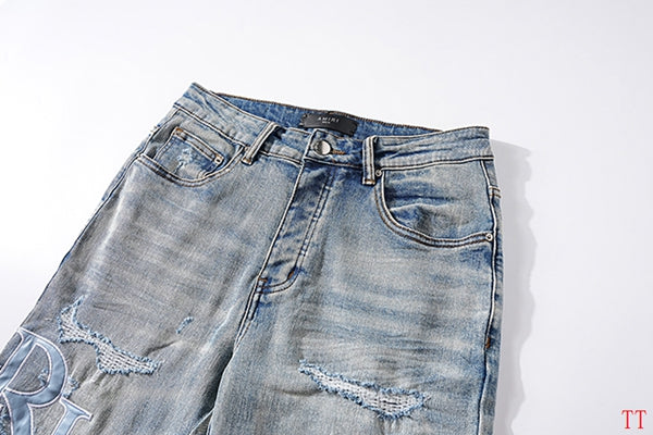 Men's Amiri Fashionable Casual Jeans Pants Size 30-38