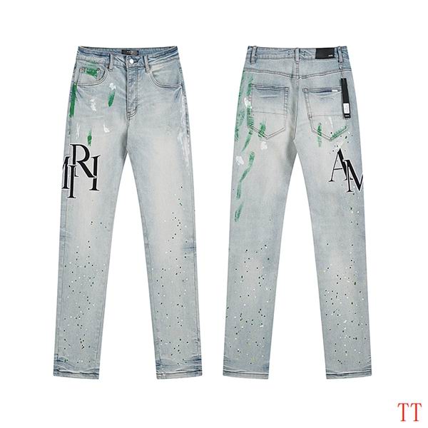 Men's Amiri Fashionable Casual Jeans Pants Size 30-38