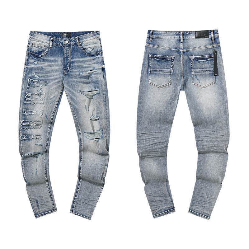 Men's Amiri Fashionable Casual Jeans Pants Size 30-38