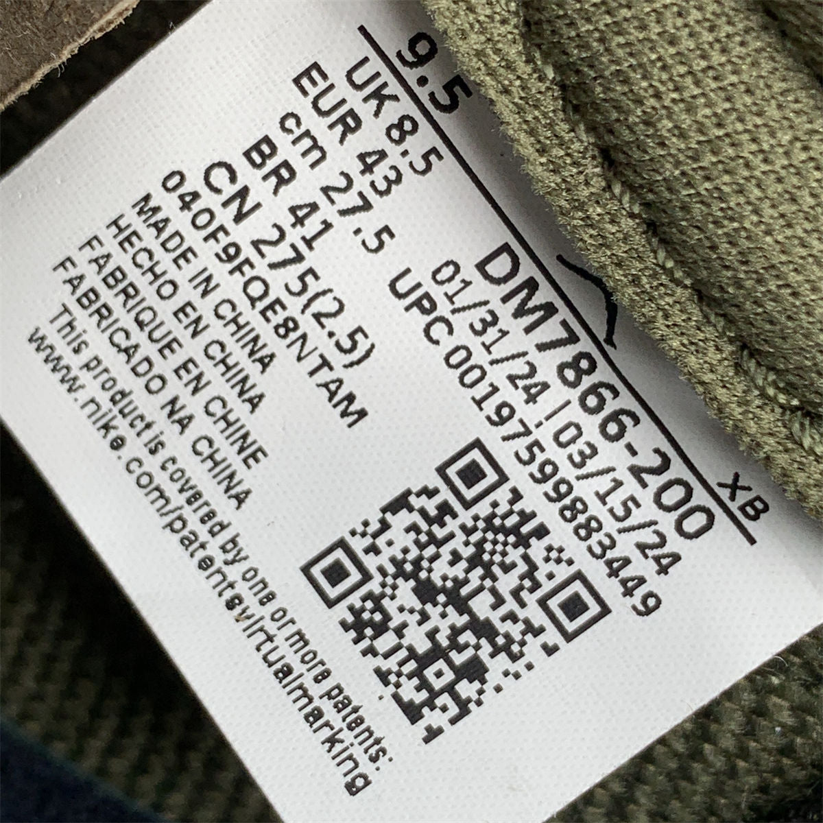Travis Scott x Air Jordan 1 Retro Low OG SP 'Reverse Olive / Medium Olive'