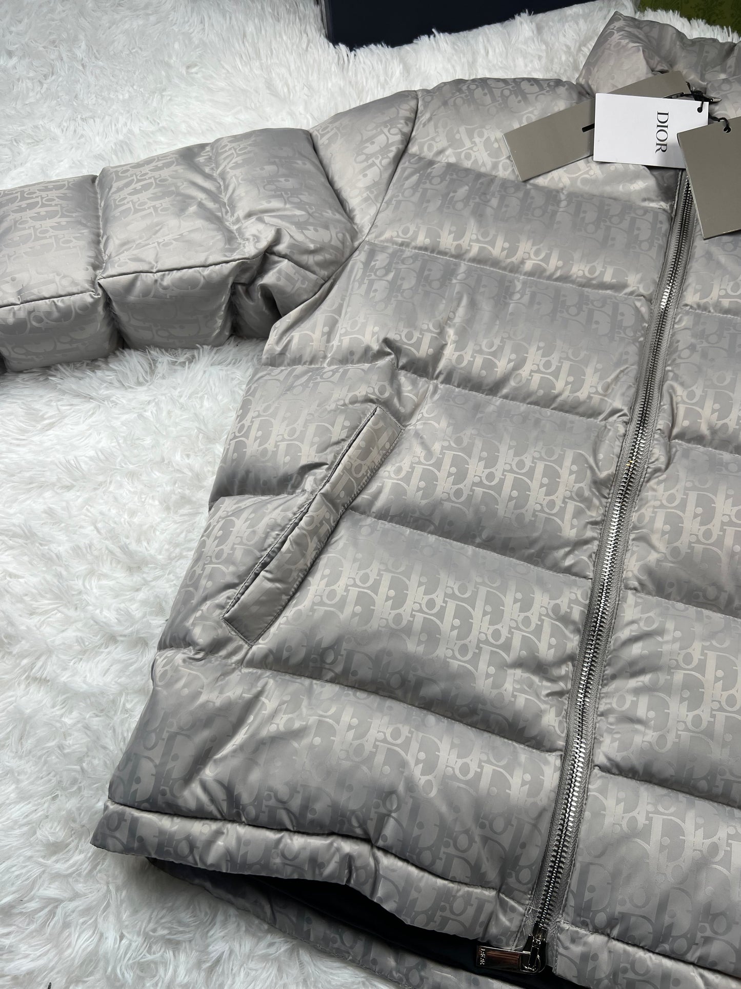 Cappotto Dior Silver Oblique