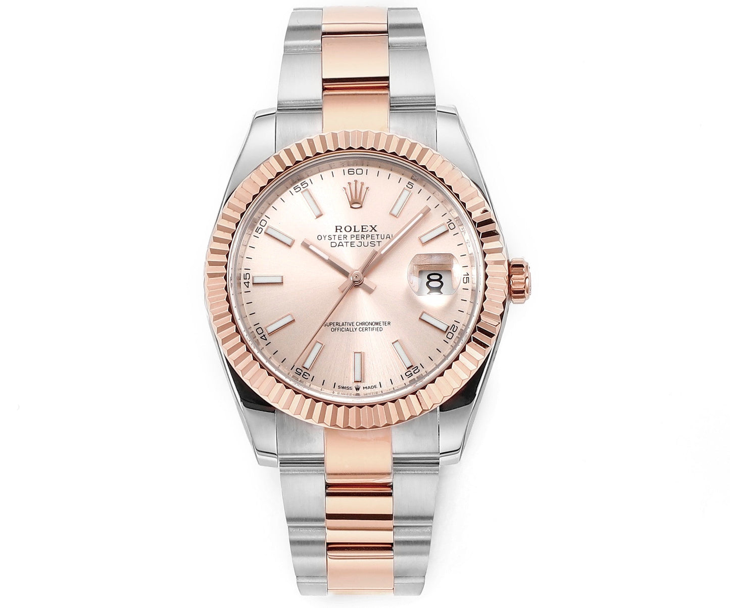 Rose Gold and Stainless Steel 41MM Watch