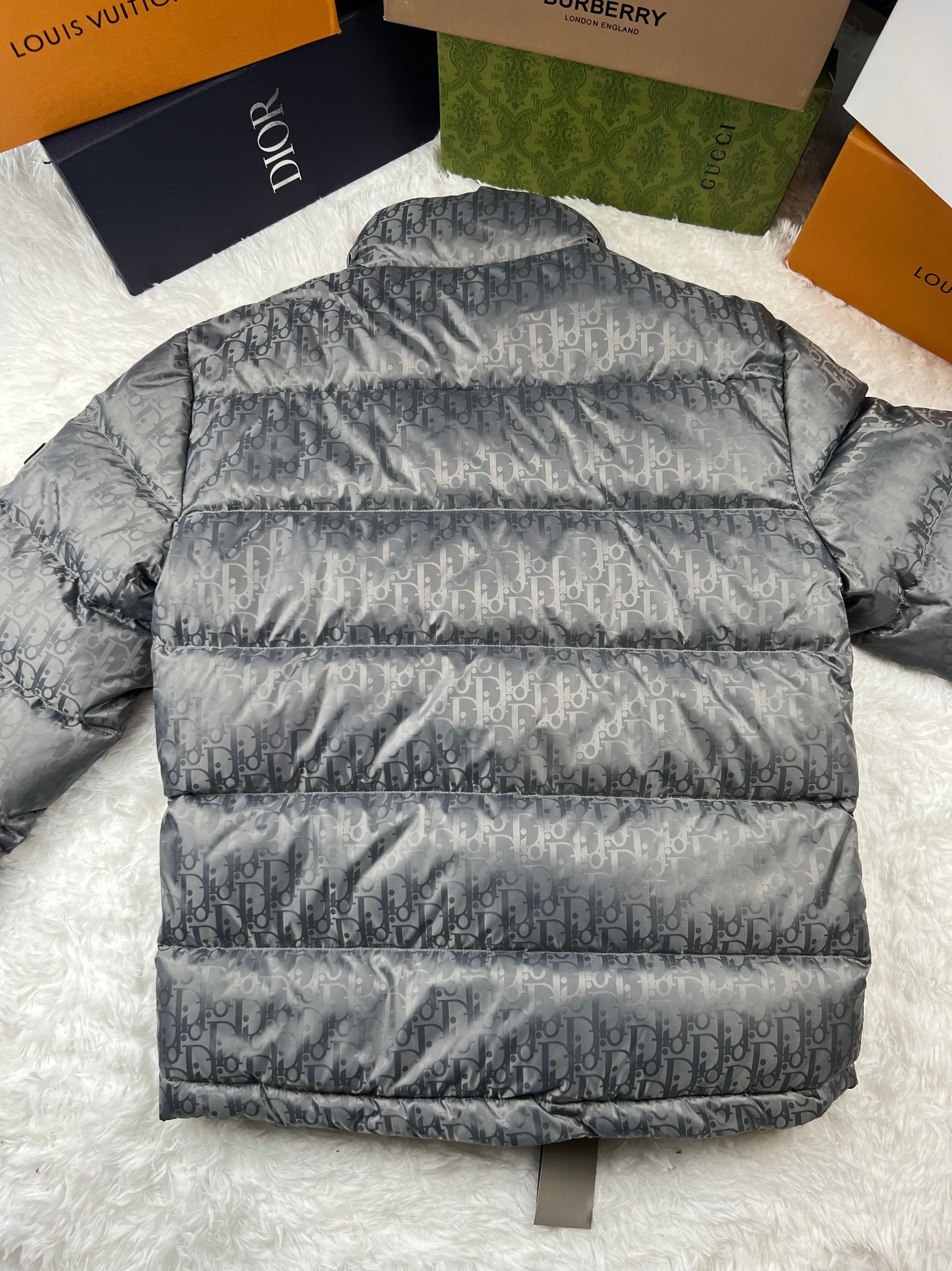 Giacca Oblique grigia Dior