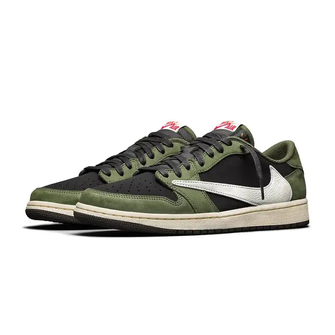 AIR JORDAN 1 LOW x TRAVIS SCOTT 'LOW BLACK OLIVE