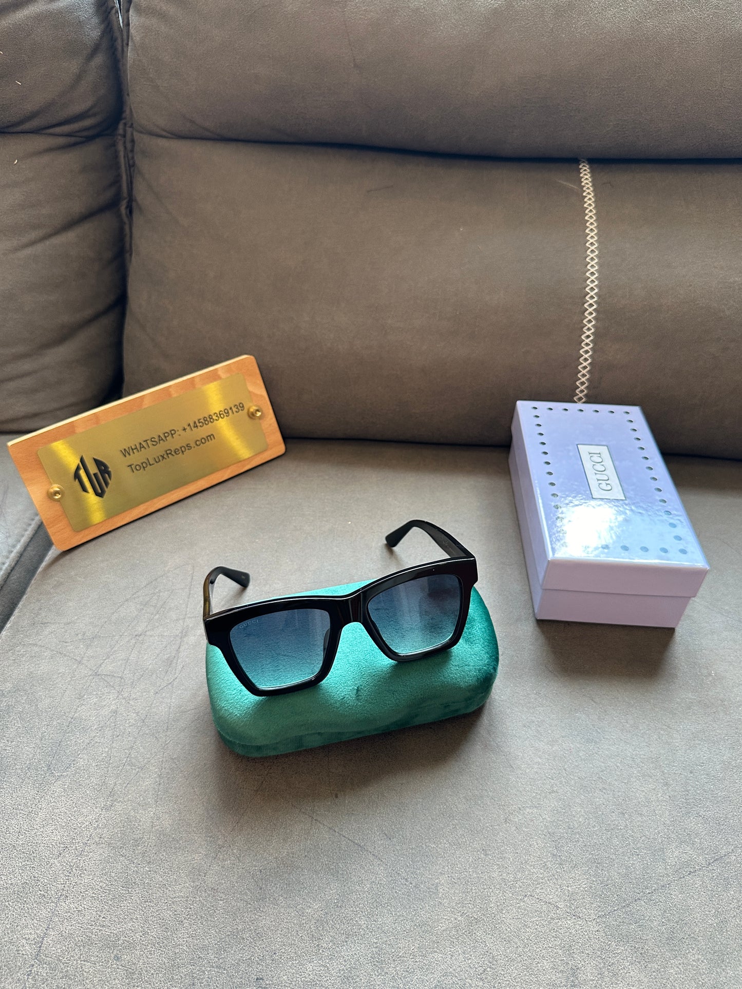 Gucci GG1714S Black Square Sunglasses