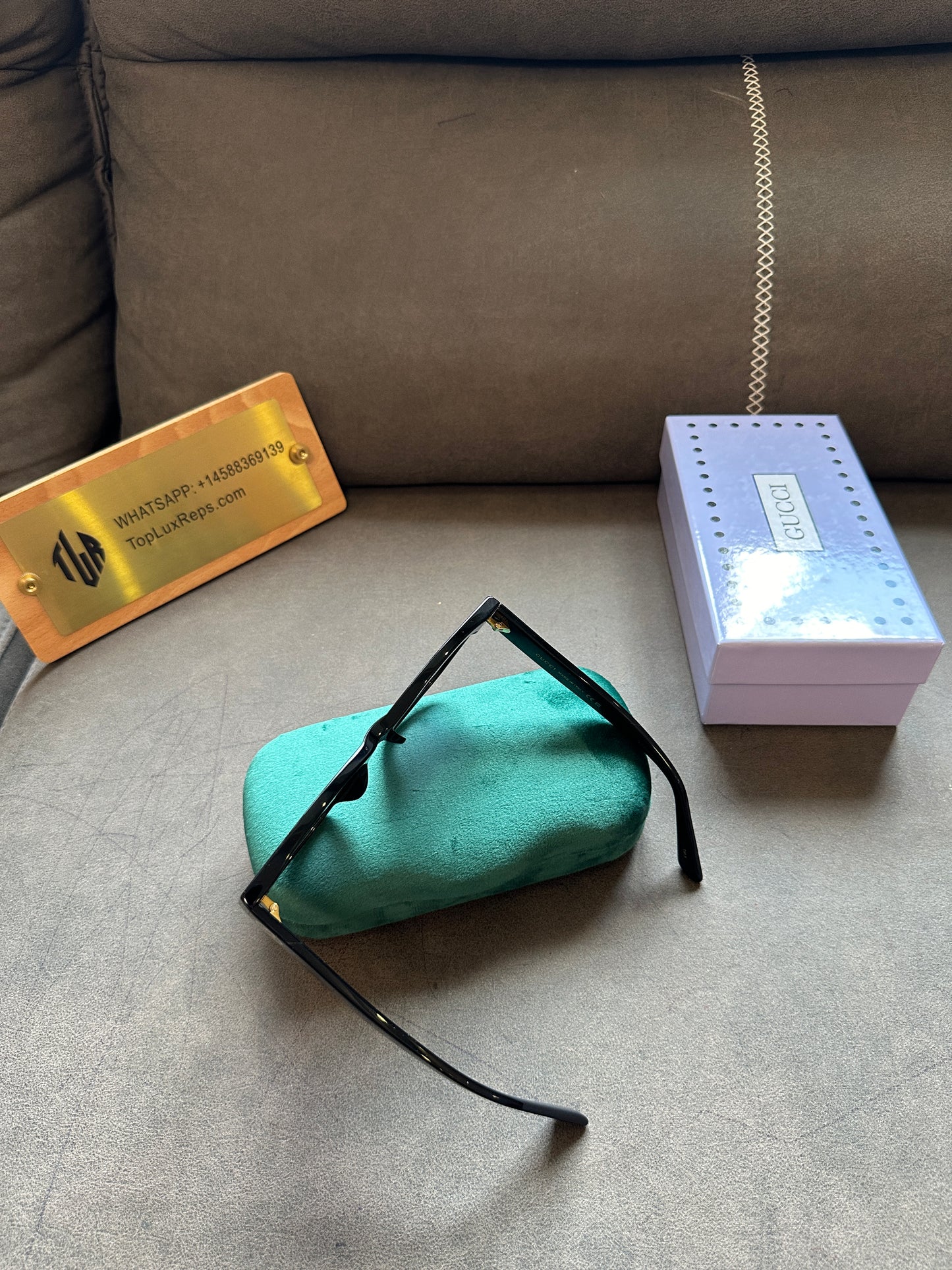 Gucci GG1714S Black Square Sunglasses