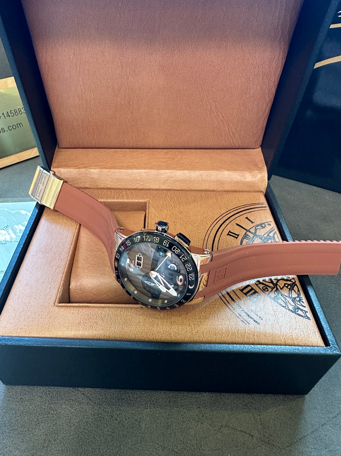 Ulysse Nardin Executive Perpetual Calendar Dual Time Rose Gold Limited Edition