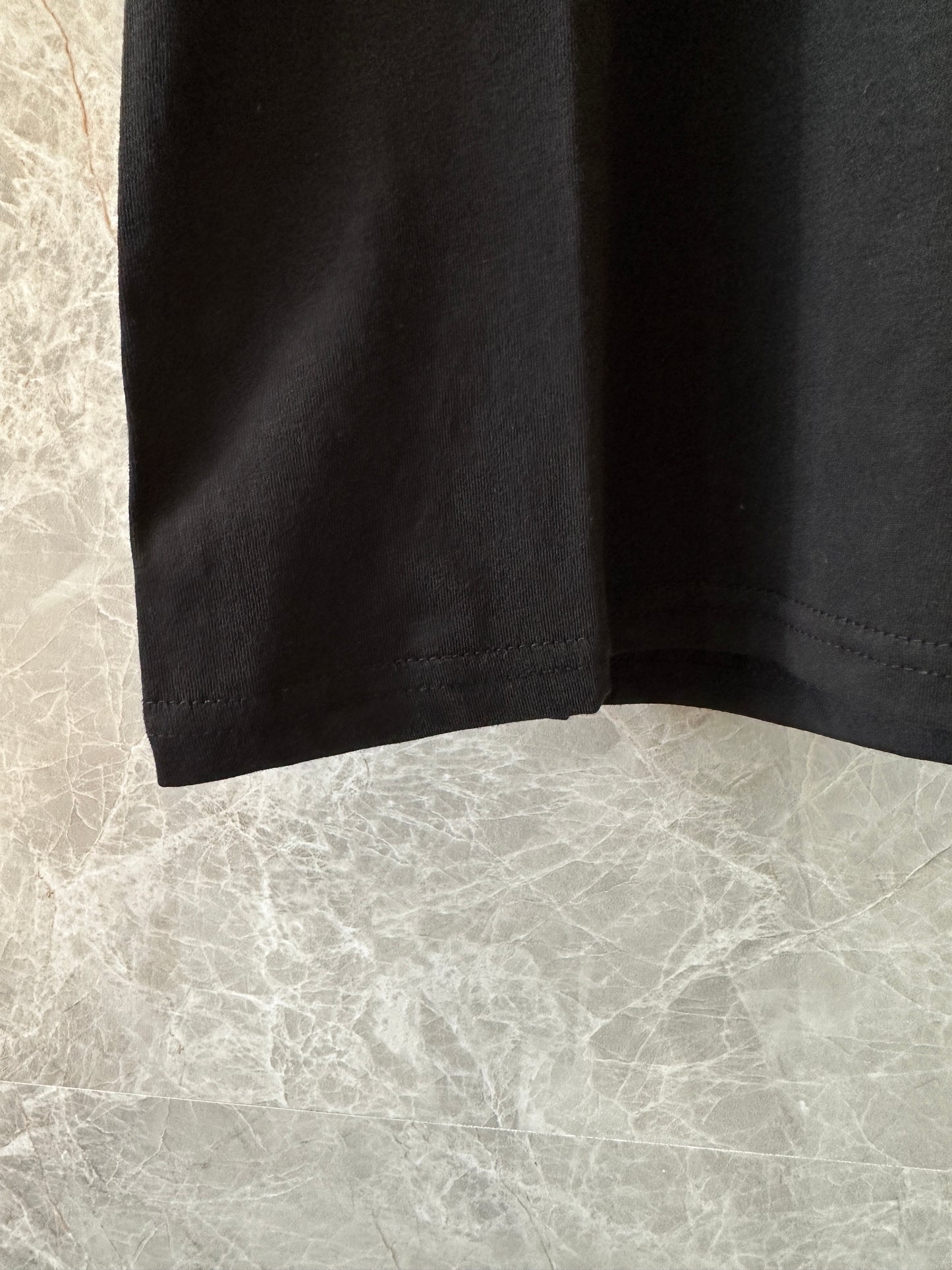 Louis Vuitton Black Cotton Tank Top with Logo Patch