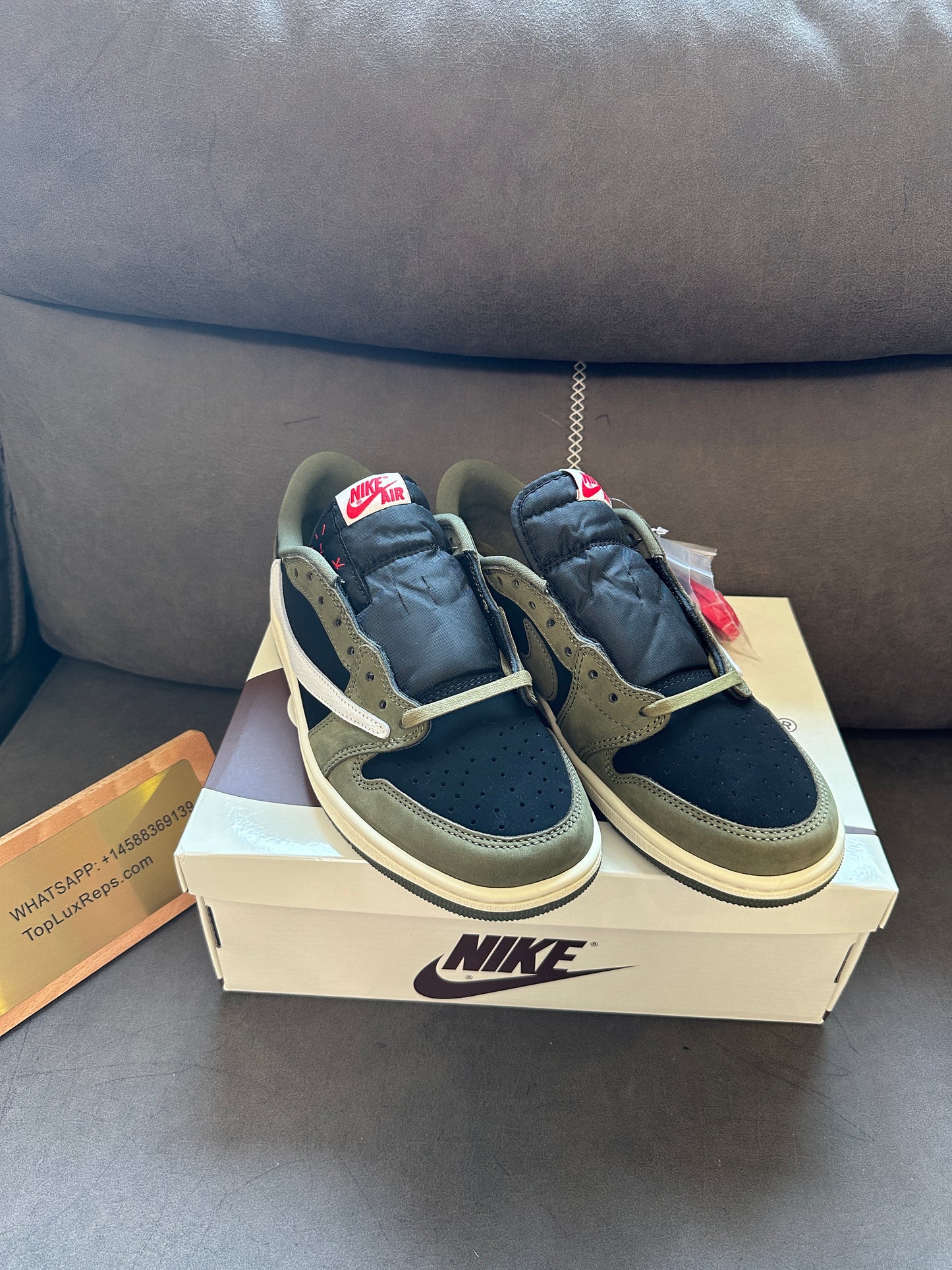 Nike Air Jordan 1 Low OG x Travis Scott "Olive Green Black"