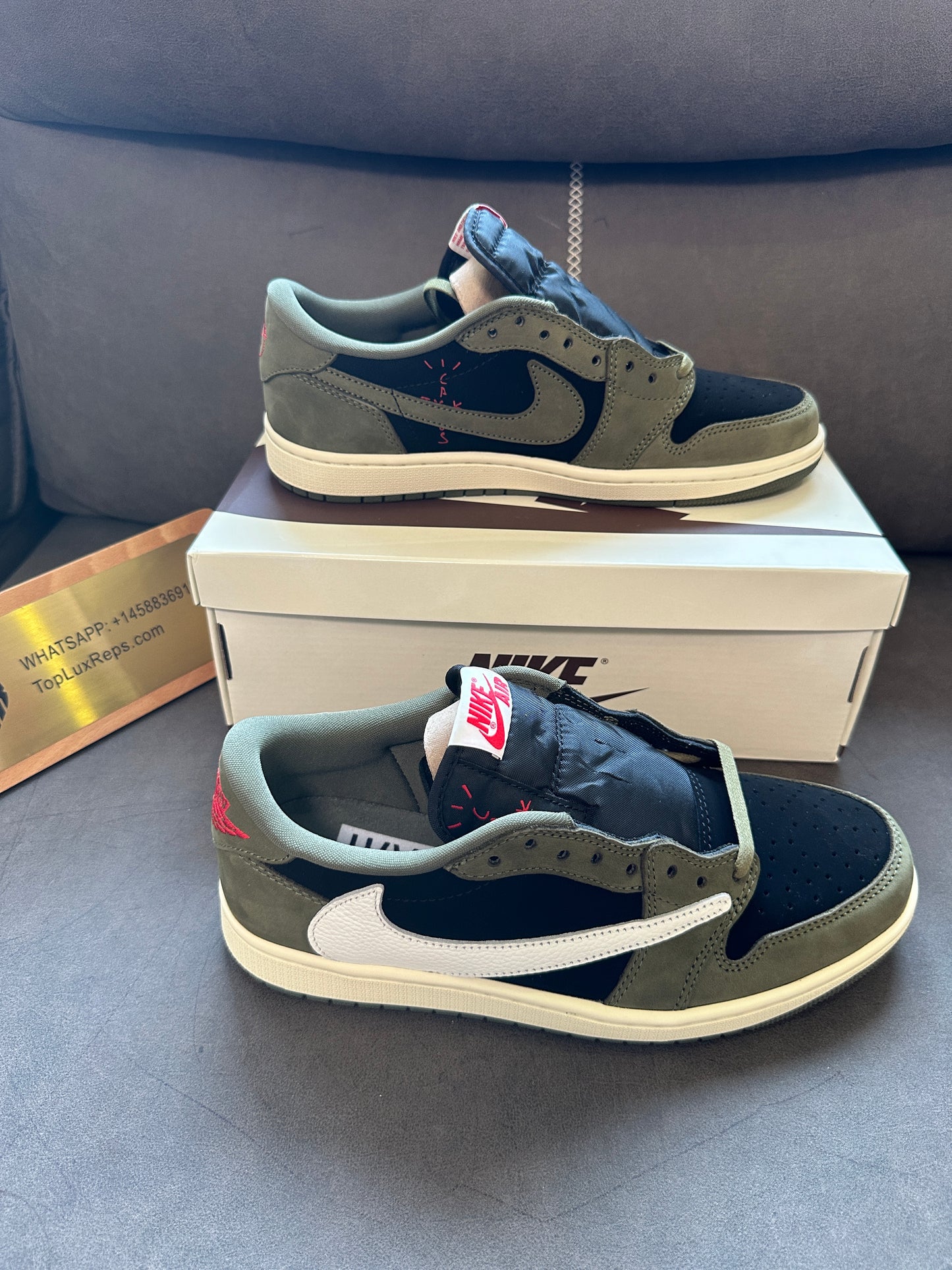 Nike Air Jordan 1 Low OG x Travis Scott "Olive Green Black"