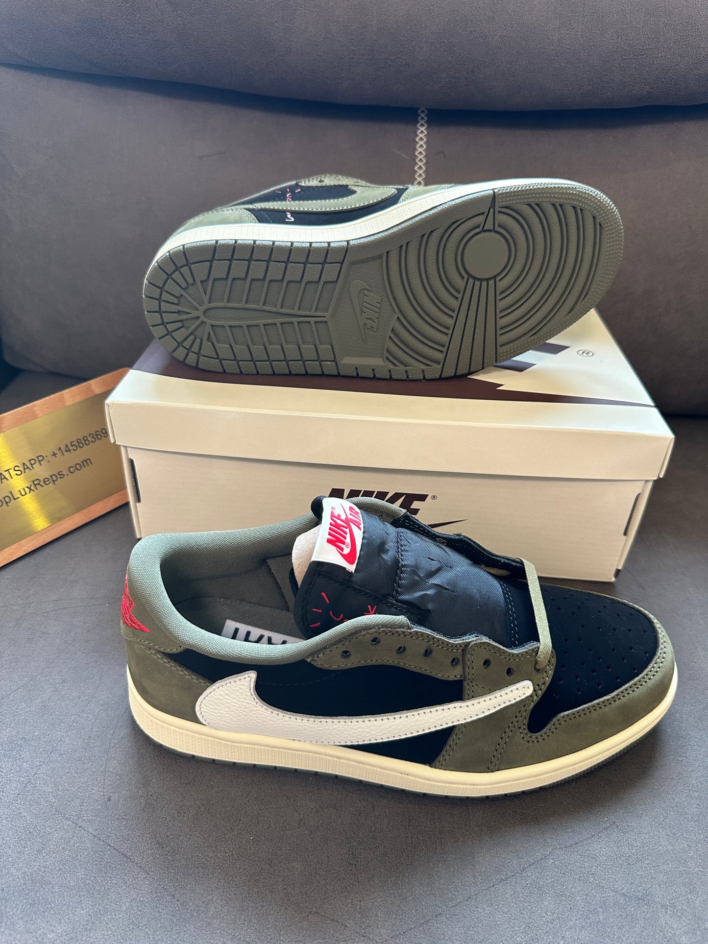 Nike Air Jordan 1 Low OG x Travis Scott "Olive Green Black"