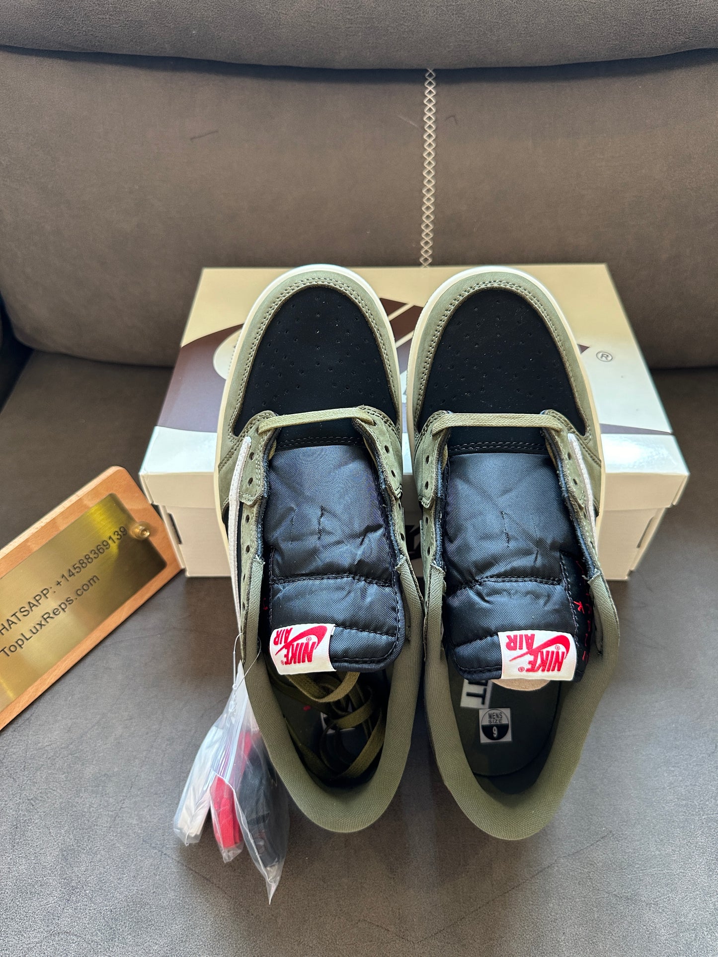 Nike Air Jordan 1 Low OG x Travis Scott "Olive Green Black"