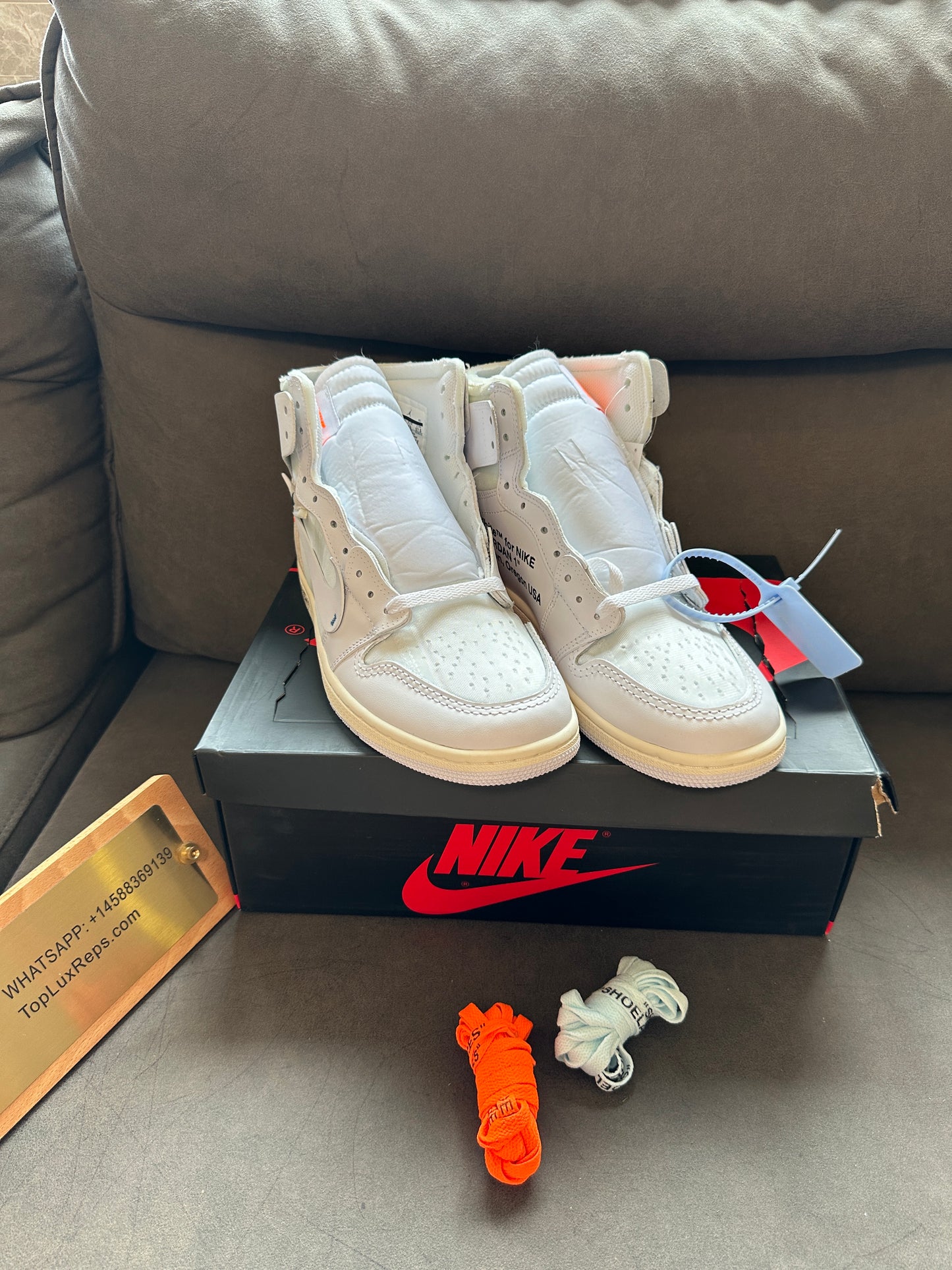 Off-White x Air Jordan 1 Retro High OG "White" 2018