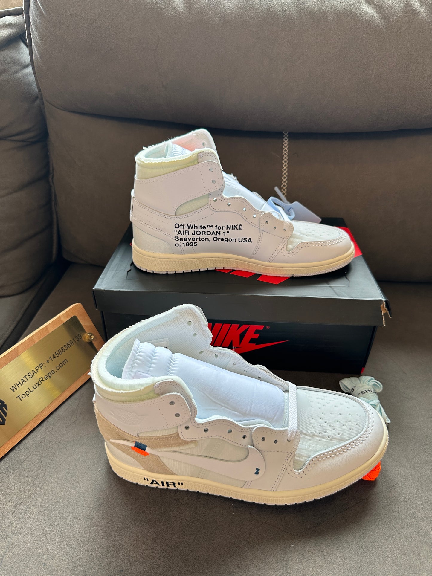 Off-White x Air Jordan 1 Retro High OG "White" 2018