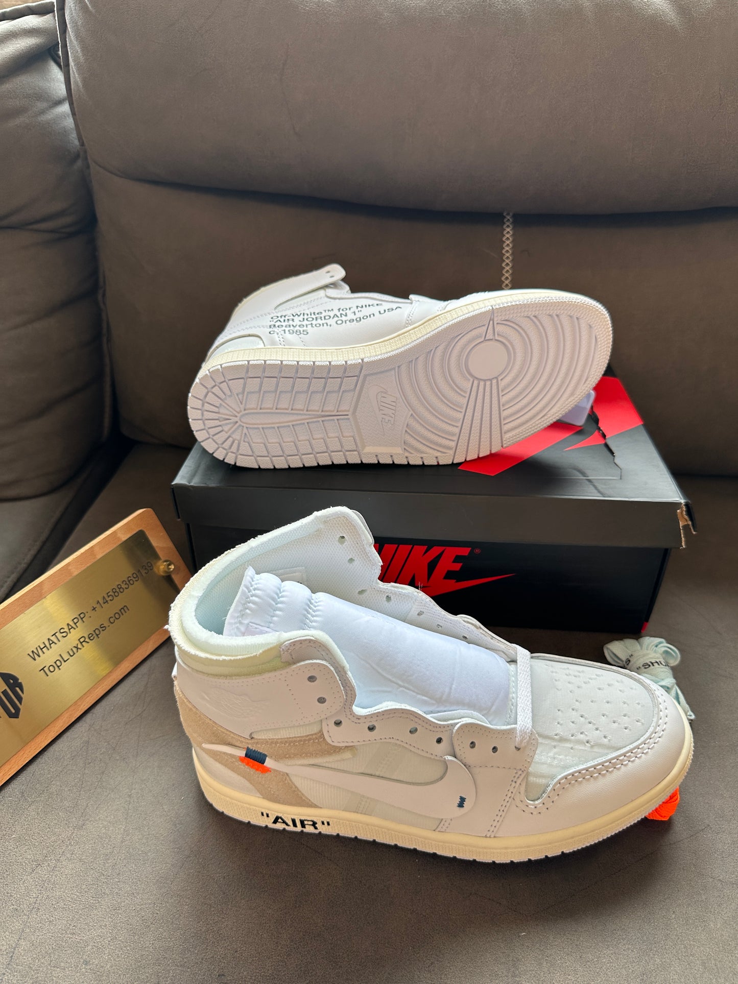 Off-White x Air Jordan 1 Retro High OG "White" 2018