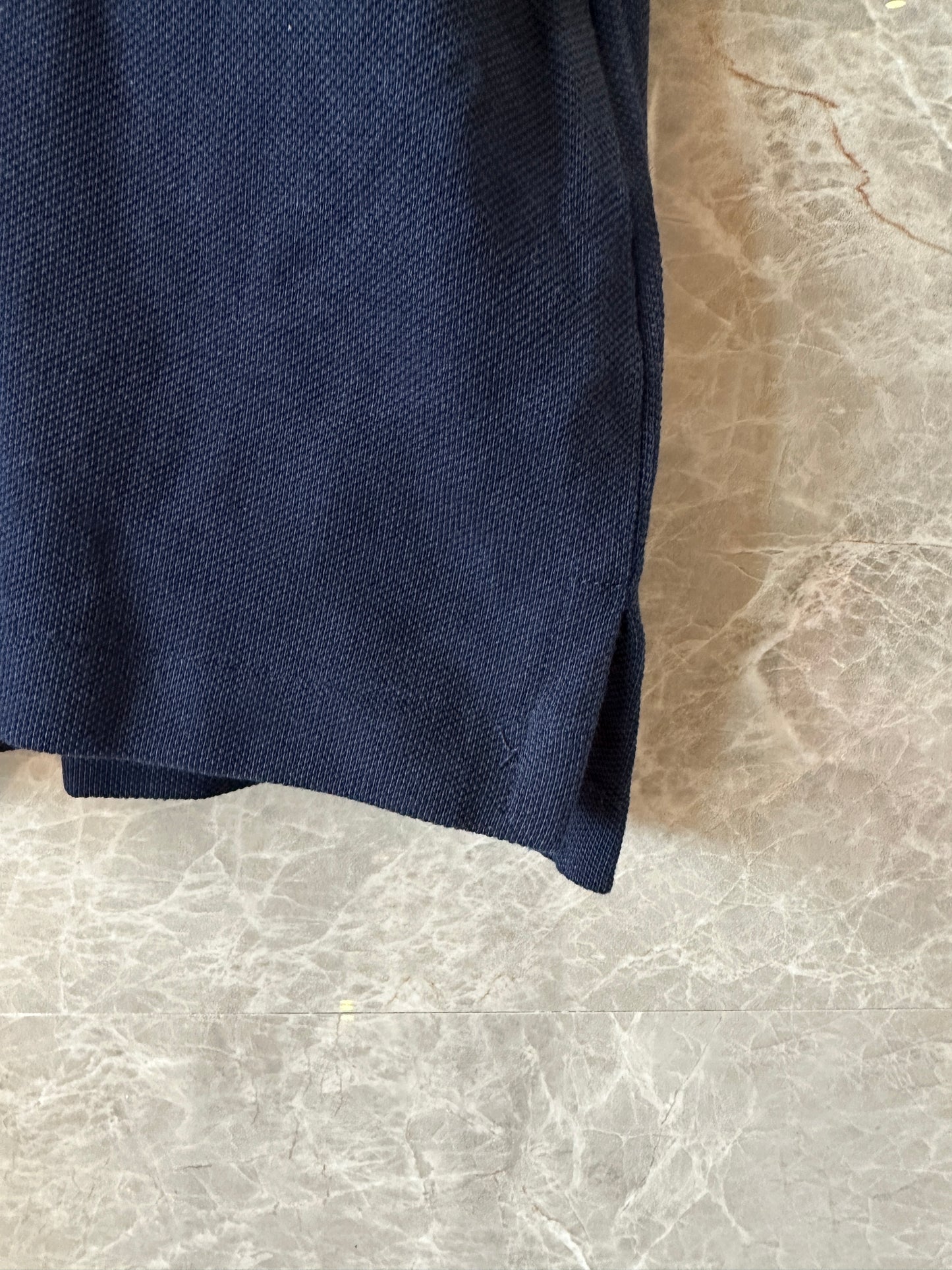 Polo Ralph Lauren Classic Cotton Polo Shirt Navy with Red Pony Logo