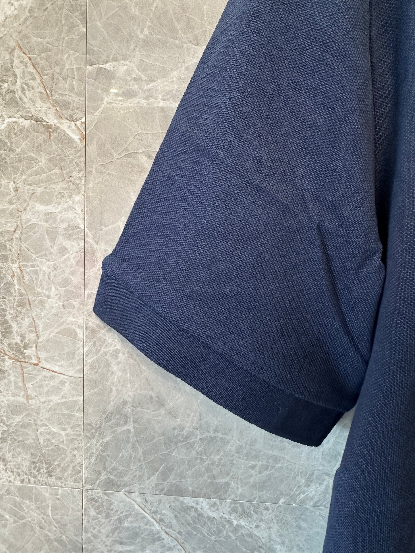 Polo Ralph Lauren Classic Cotton Polo Shirt Navy with Red Pony Logo