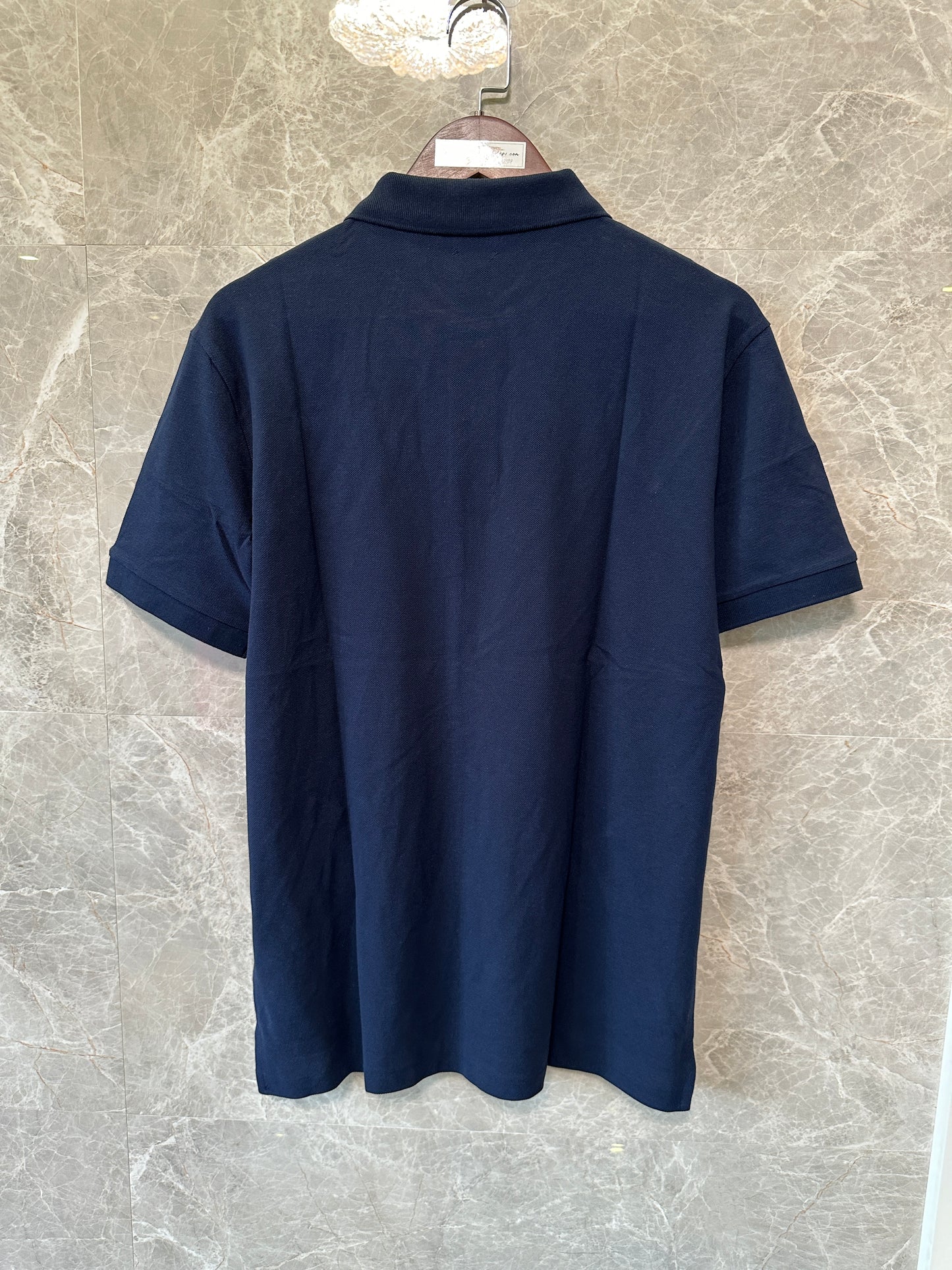 Polo Ralph Lauren Classic Cotton Polo Shirt Navy with Red Pony Logo