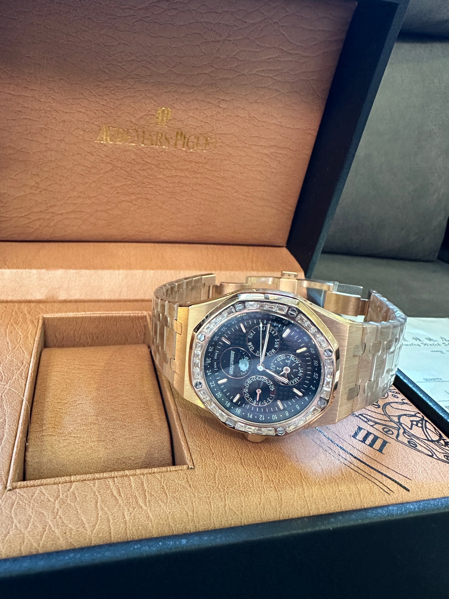 Audemars Piguet Royal Oak Perpetual Calendar Rose Gold Watch