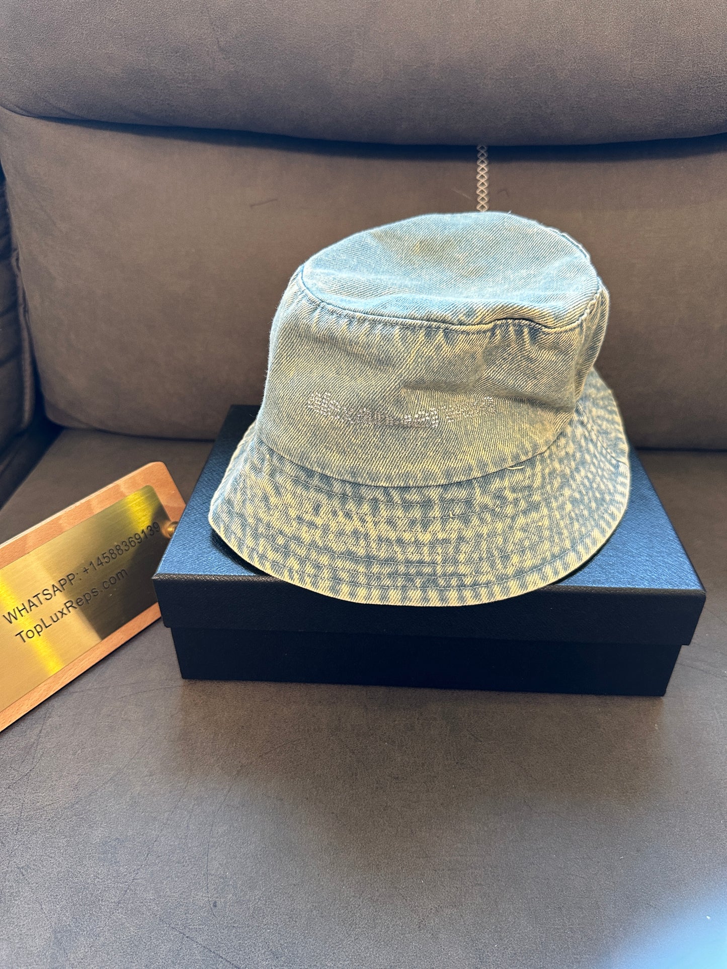 Alexander Wang Denim Bucket Hat – Light Blue Washed Cotton