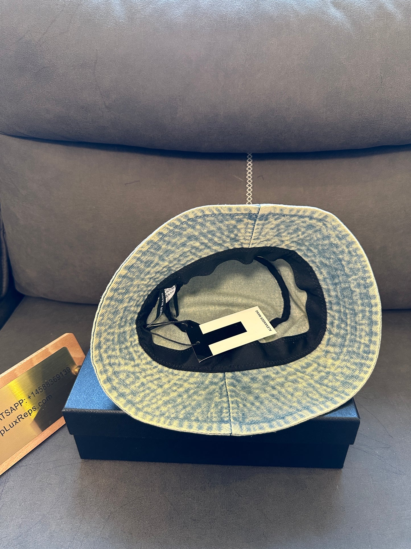 Alexander Wang Denim Bucket Hat – Light Blue Washed Cotton