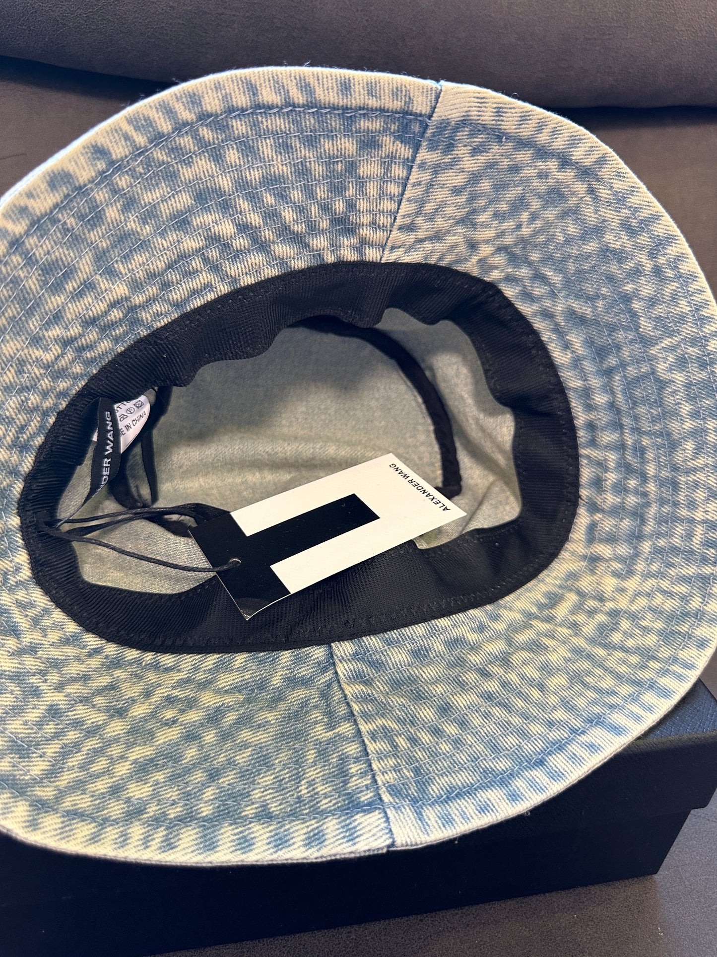 Alexander Wang Denim Bucket Hat – Light Blue Washed Cotton