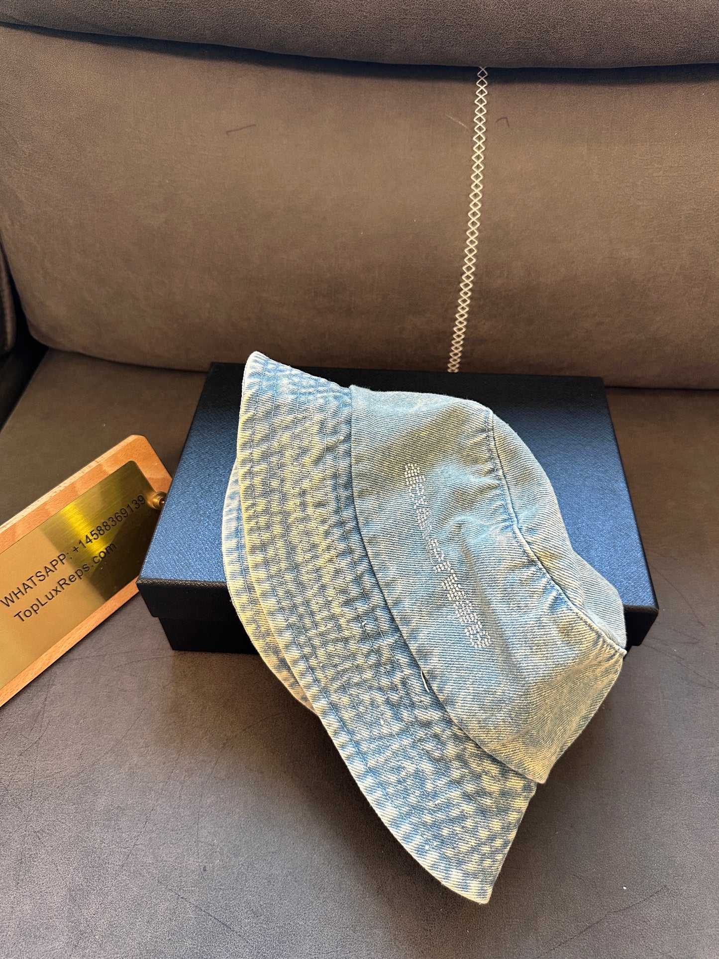 Alexander Wang Denim Bucket Hat – Light Blue Washed Cotton