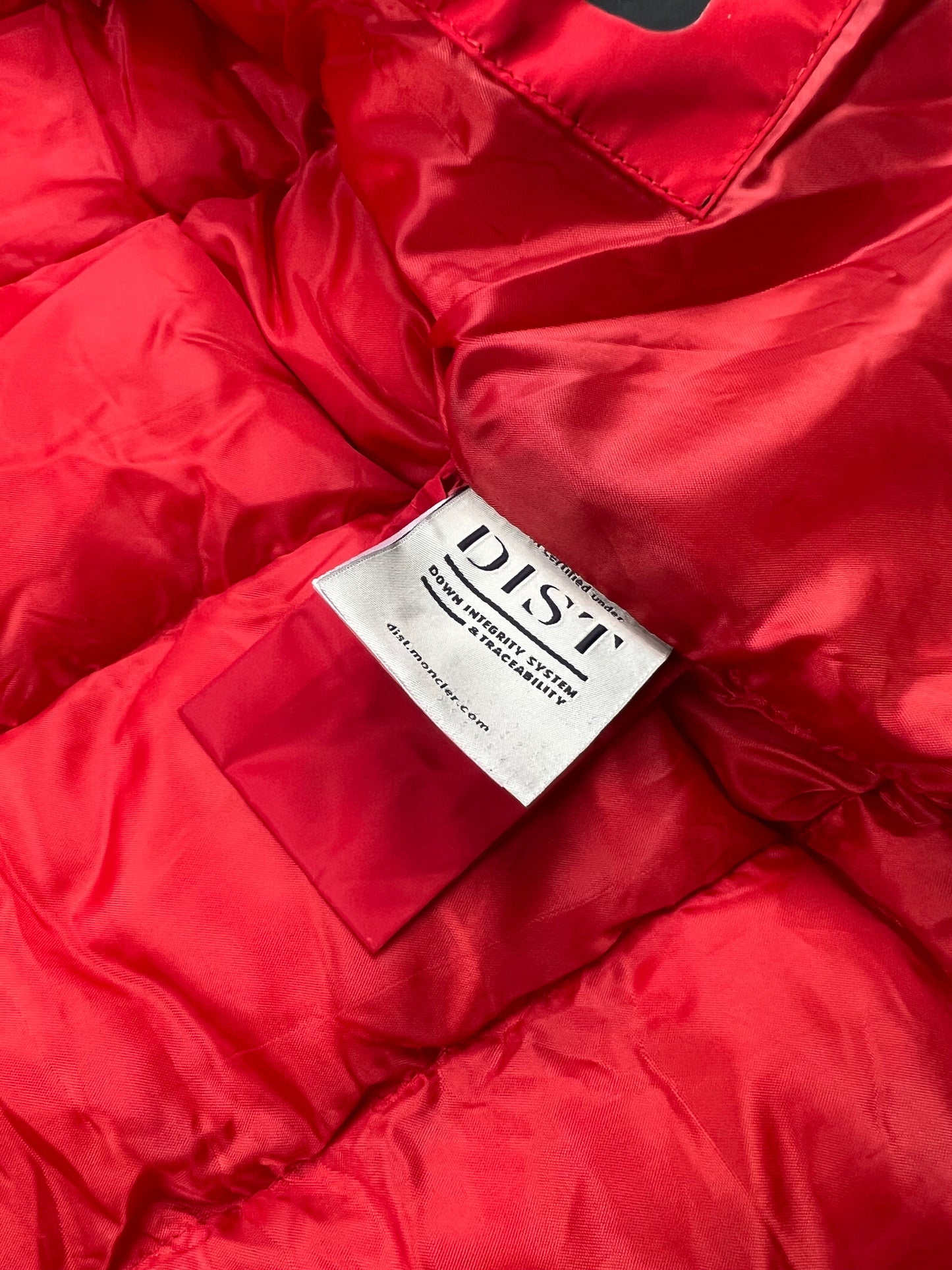 Cappotto rosso Moncler