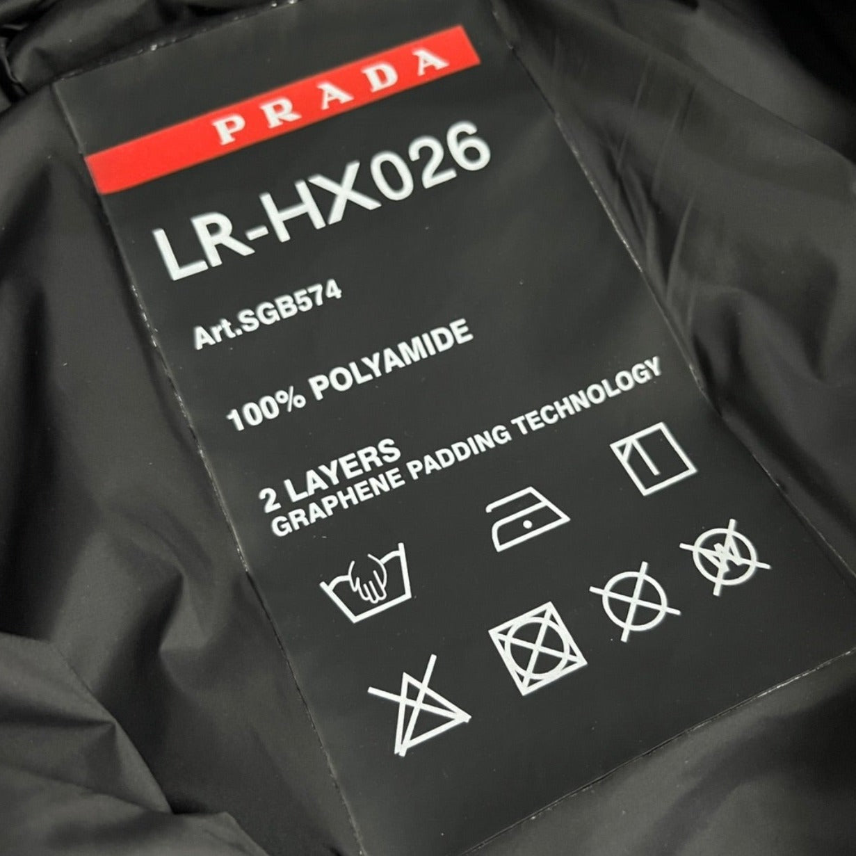 Prada puffer coat