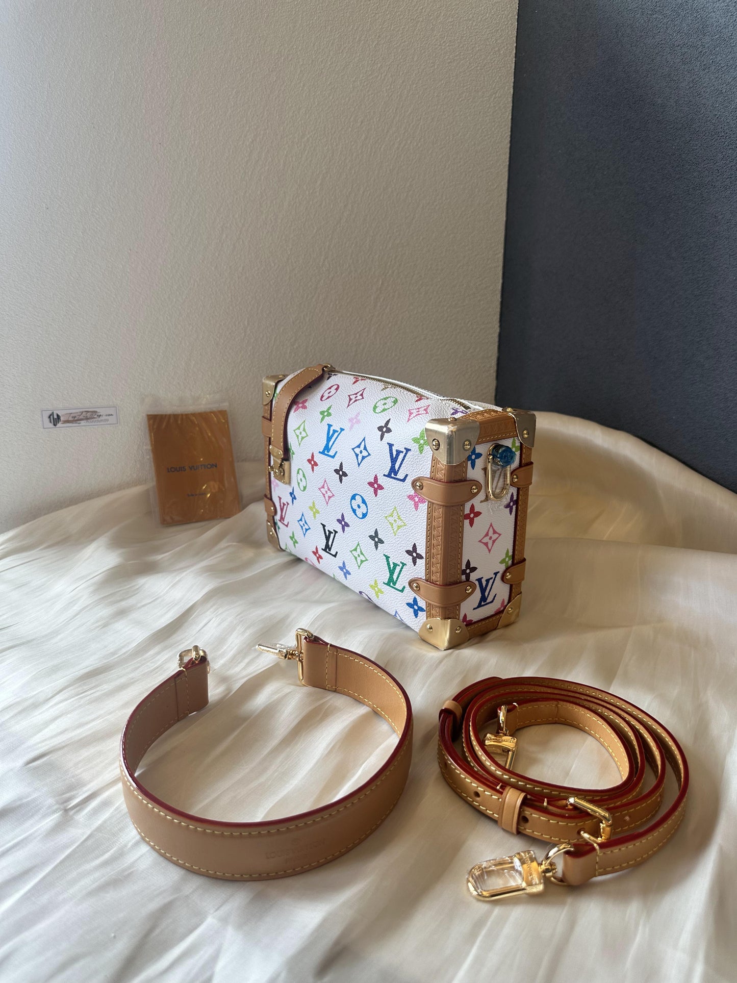 Louis Vuitton multicolor side trunk bag