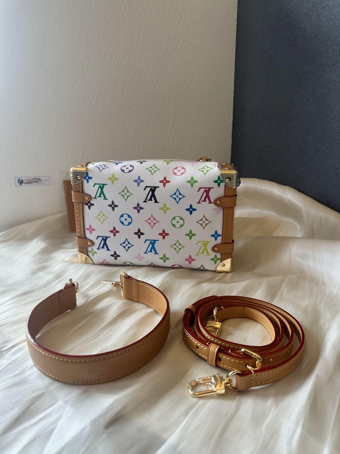 Louis Vuitton multicolor side trunk bag