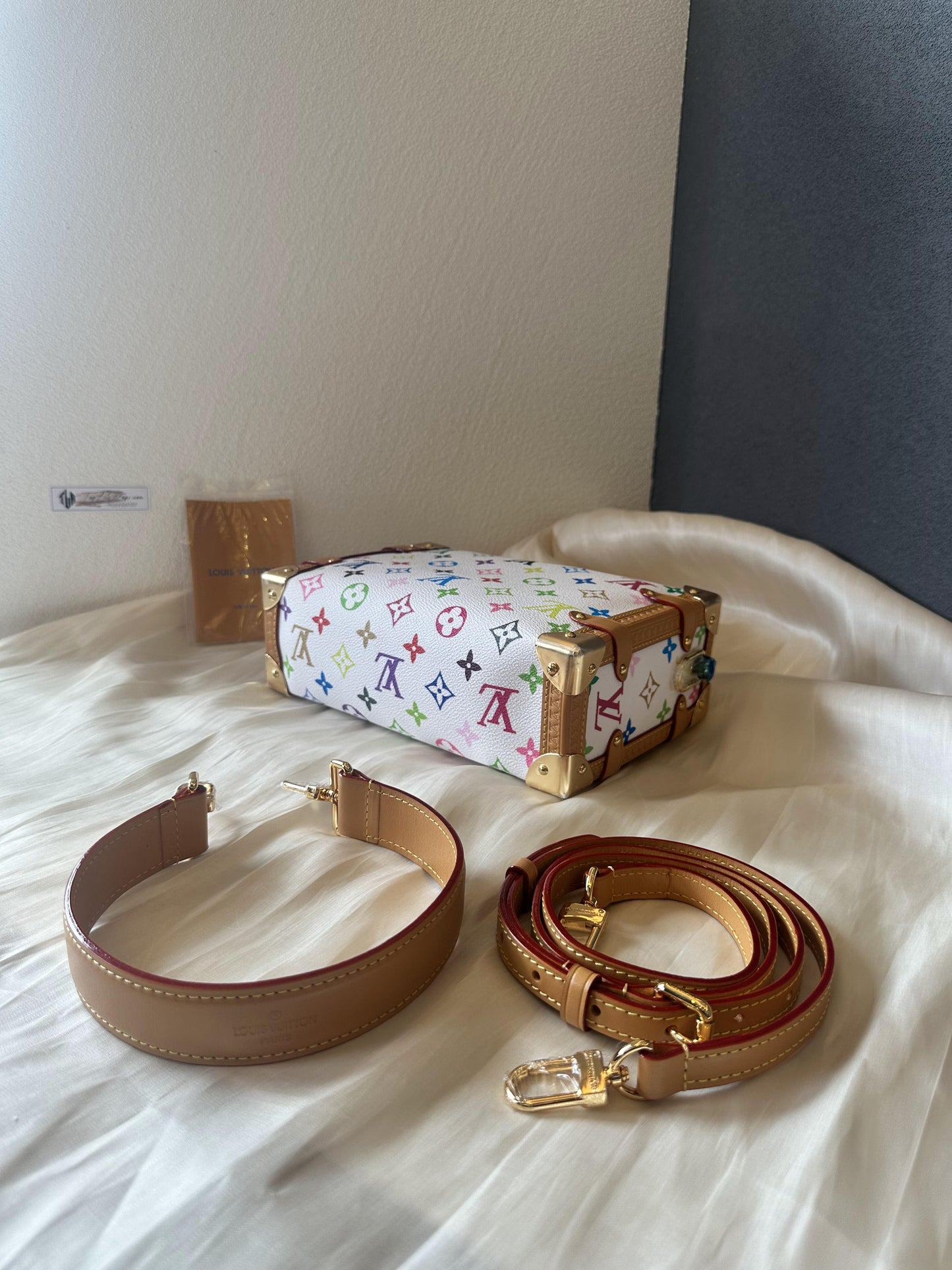 Louis Vuitton multicolor side trunk bag