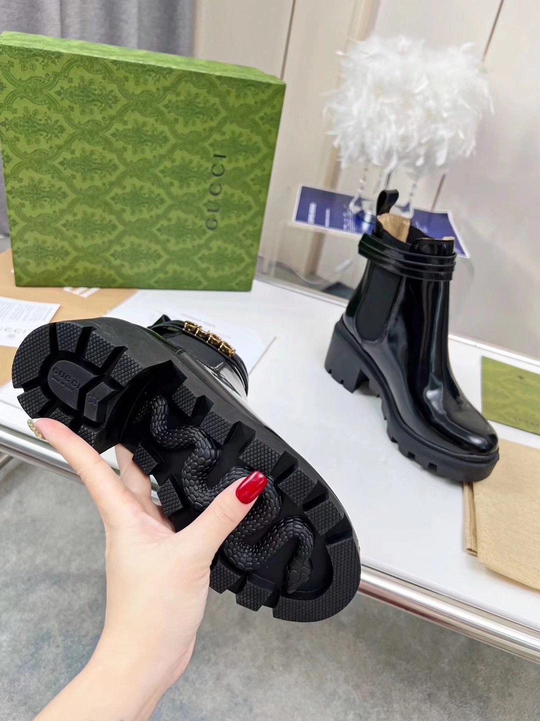 Gucci Heel Boots