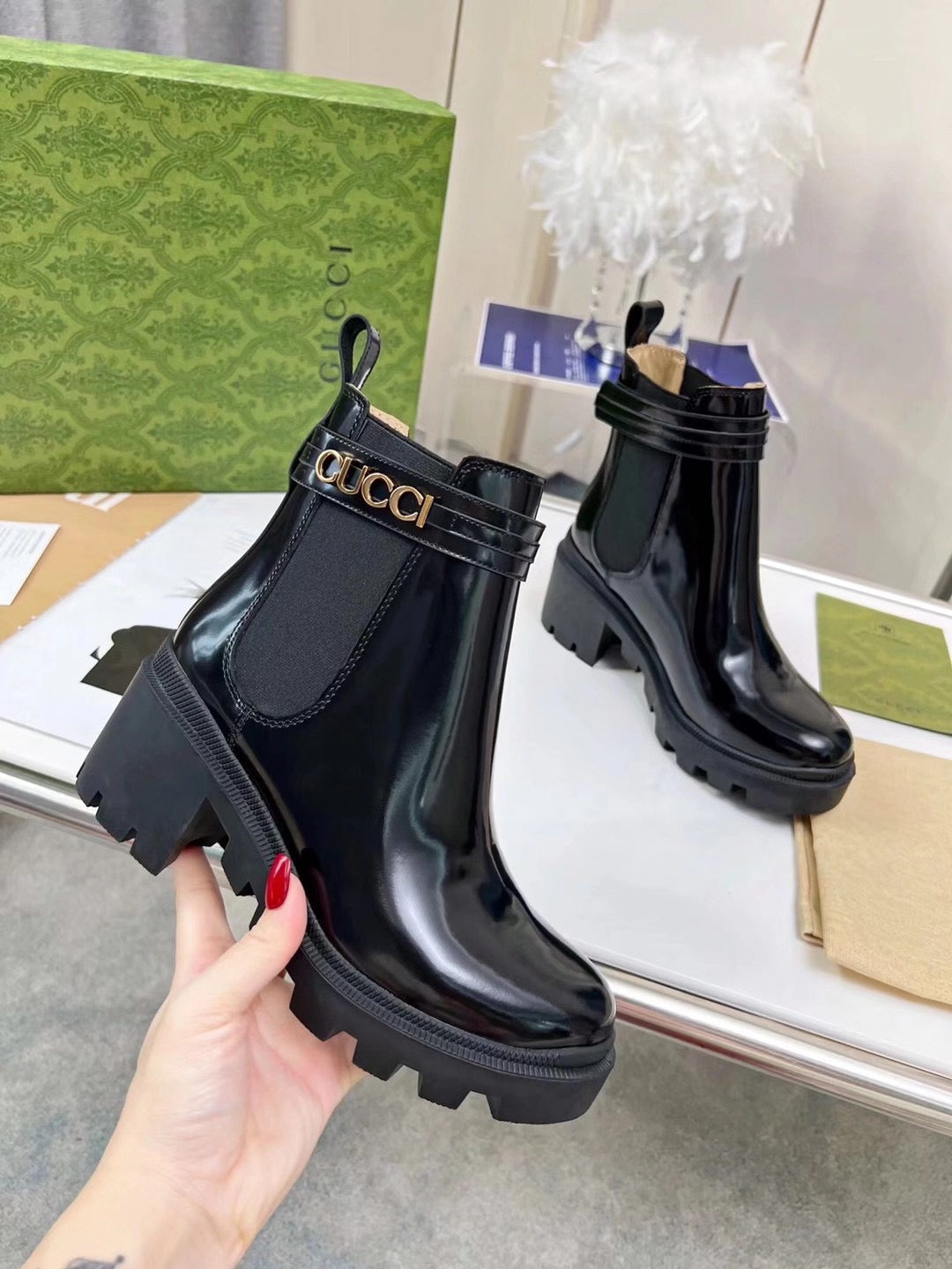 Gucci Heel Boots