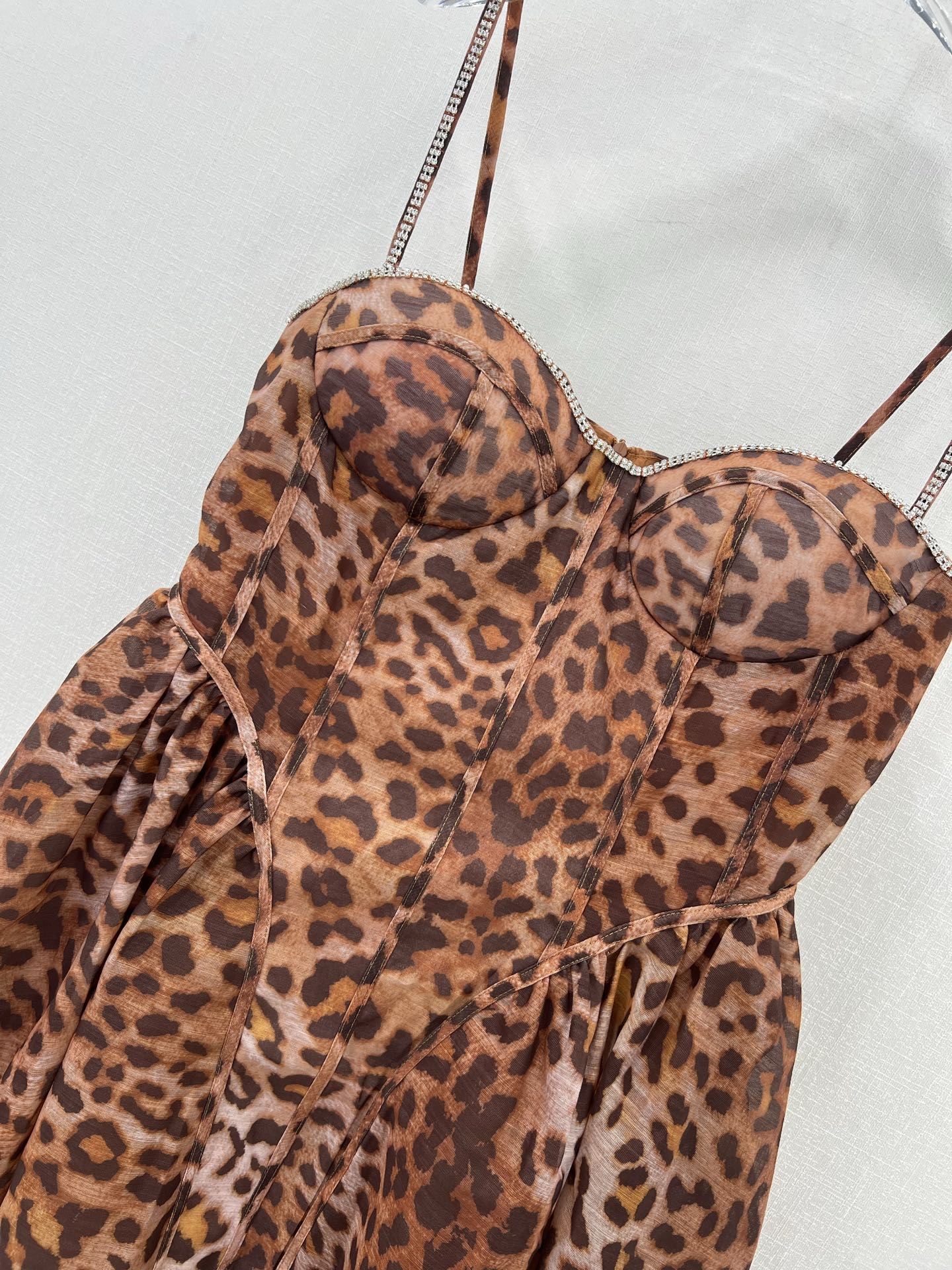 Zimmermann 2025 Leopard Print Flared Midi Dress
