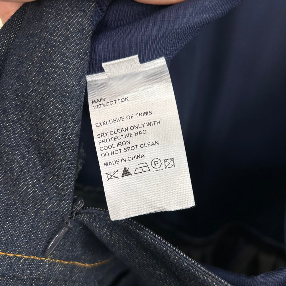 Robe à bretelles en jean à ourlet volanté pré-printemps 2025 de Zimmermann