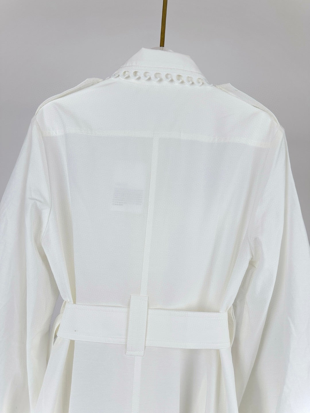 Robe midi Illuminate d'inspiration utilitaire avec bordure en dentelle de Zimmermann