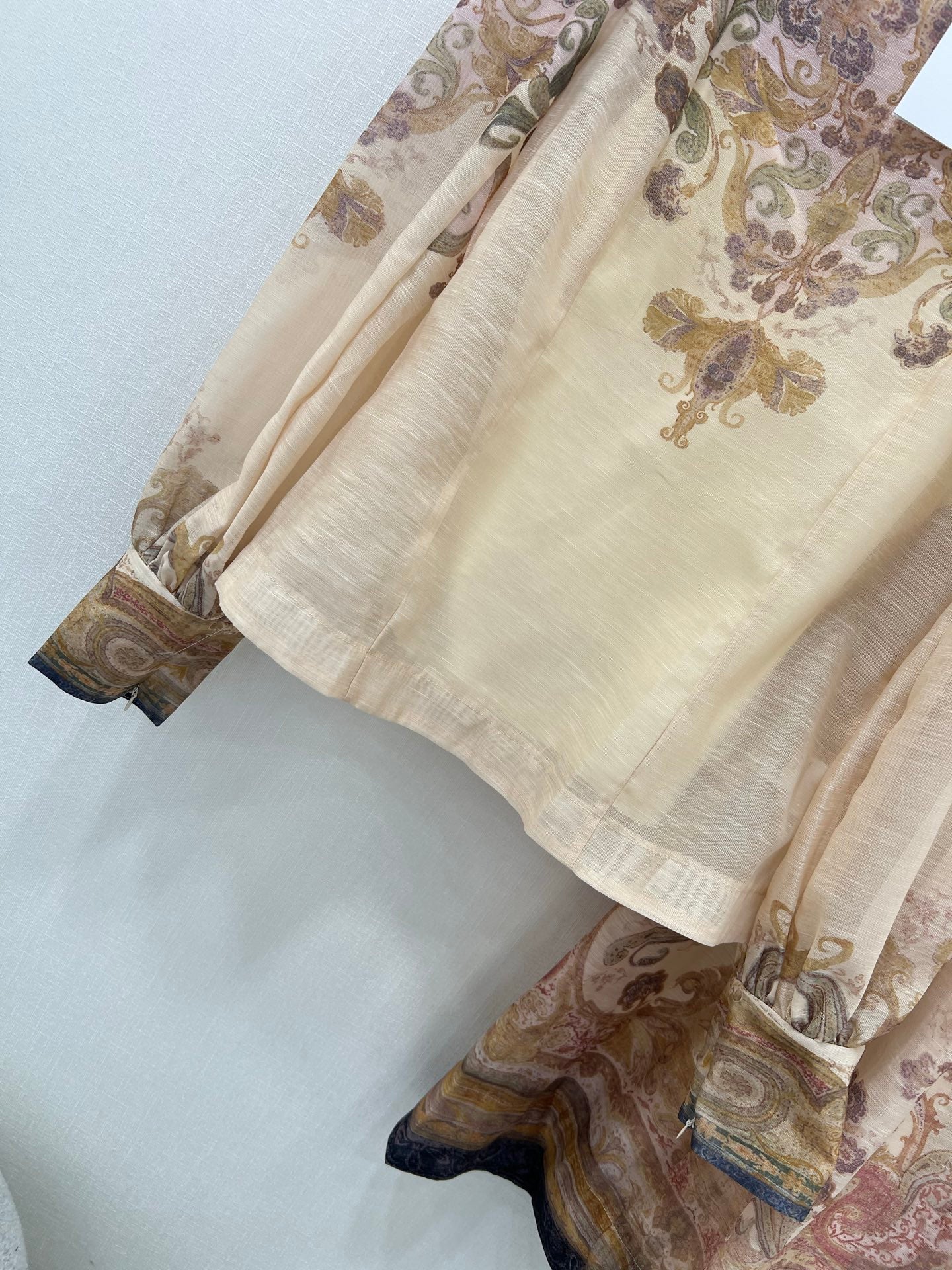 Zimmermann Explorer Printed Blouse & High-Waisted Skirt Set