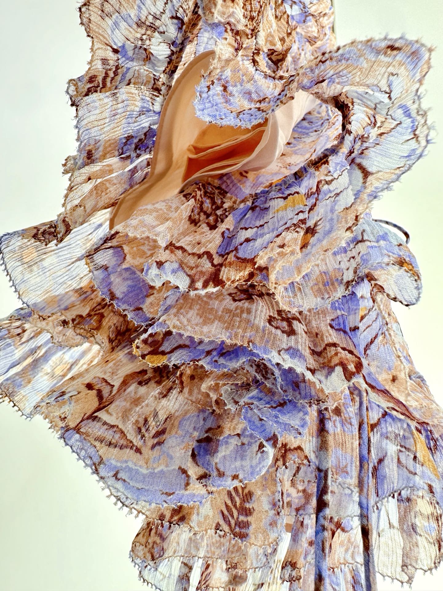 Zimmermann "Dawning" Floral Ruffle Long Sleeve Romper