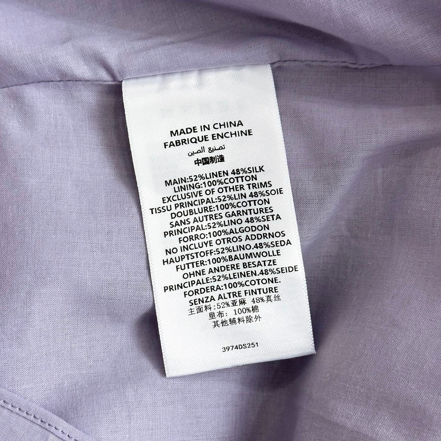 Zimmermann Purple Floral Belted Linen-Silk Mini Dress