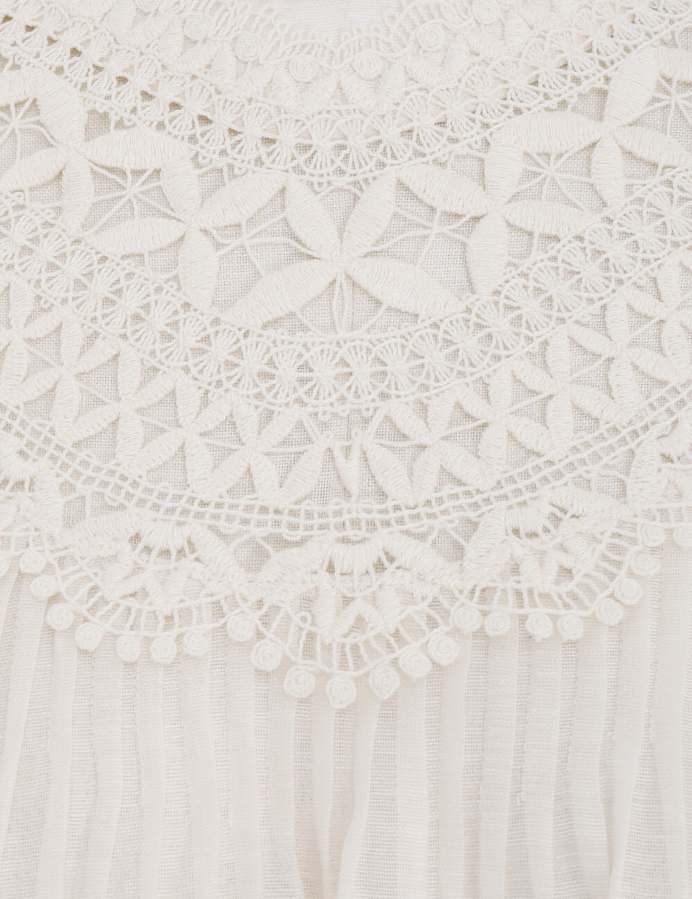 Zimmermann Postcard Embroidered Blouse in Cream – Resort 2022