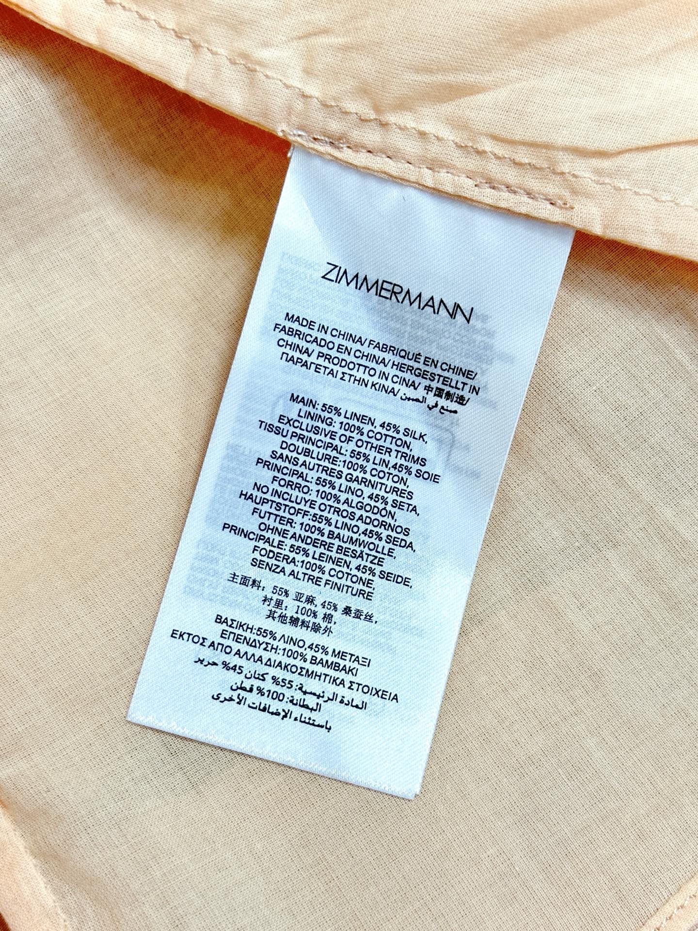 Zimmermann Illuminate Linen Floral Midi Dress