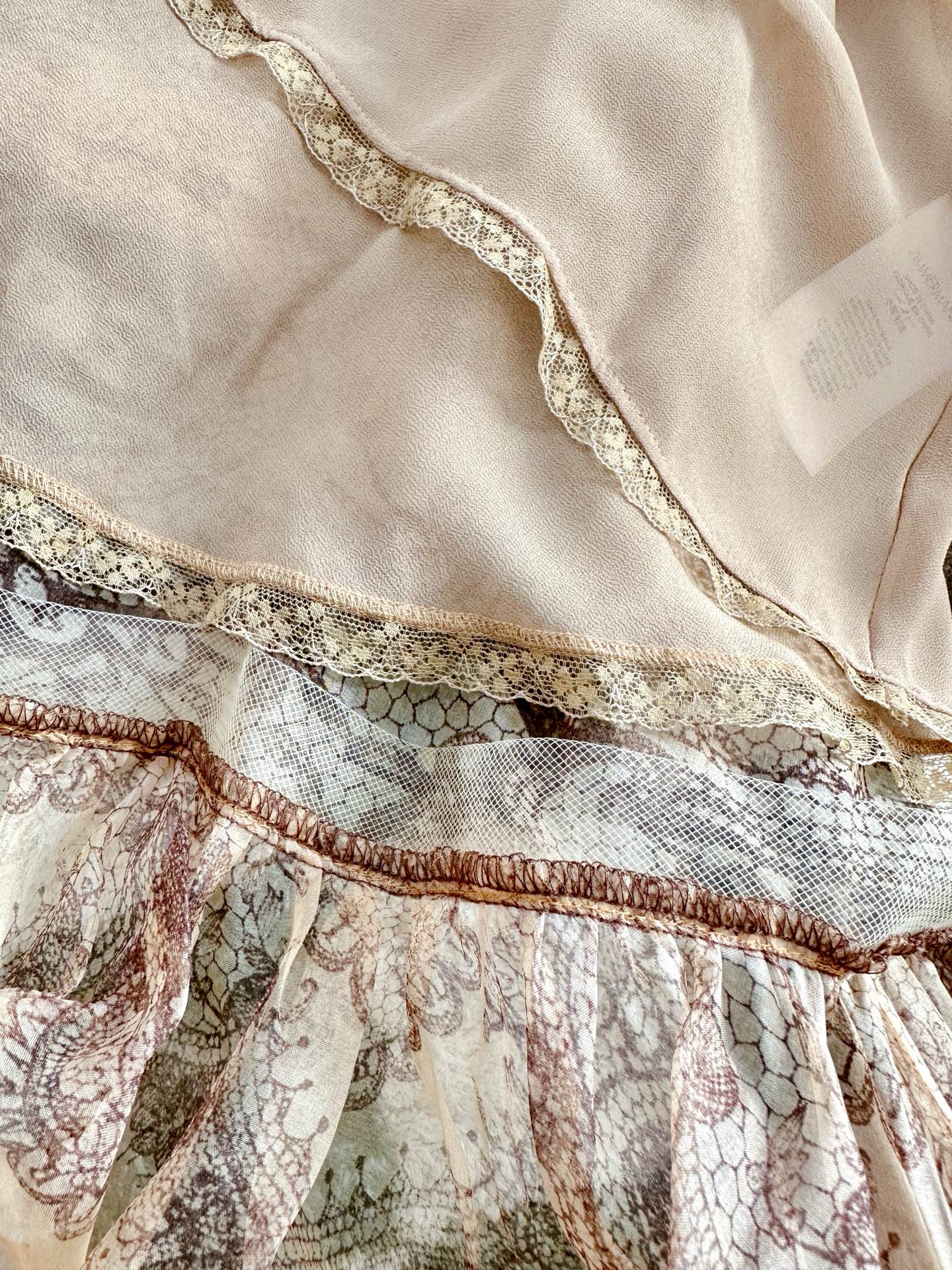 Zimmermann Crush Ruffled Lace Mini Dress with Beaded Collar
