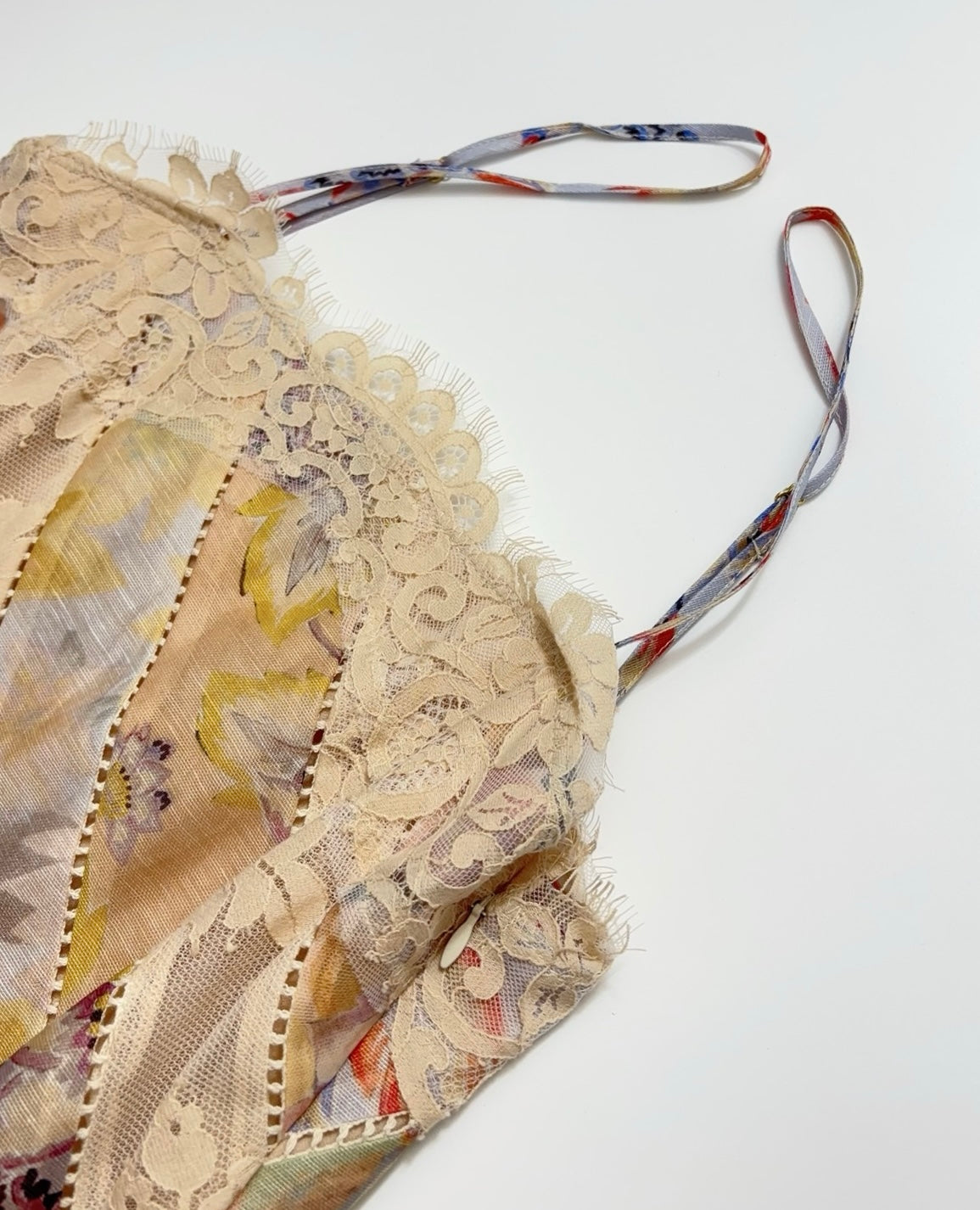 Zimmermann Patchwork Lace-Trimmed Floral Maxi Dress