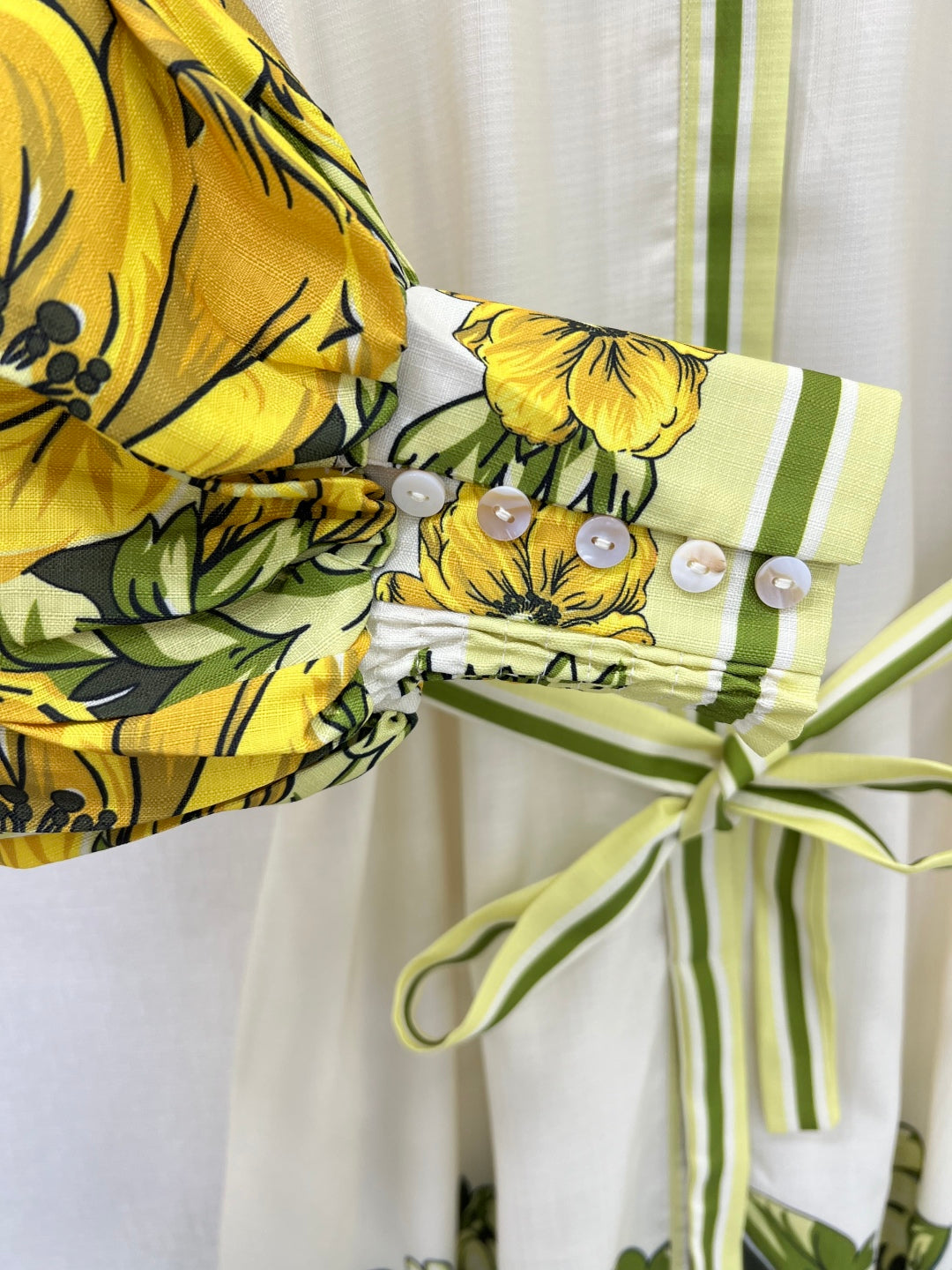 Zimmermann Floral Print Cotton Maxi Dress