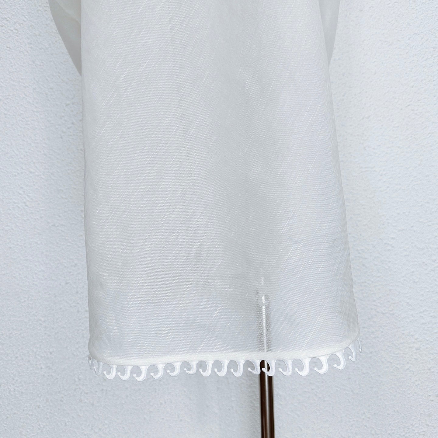 Zimmermann Embroidered Linen-Silk Midi Dress with Slip Lining