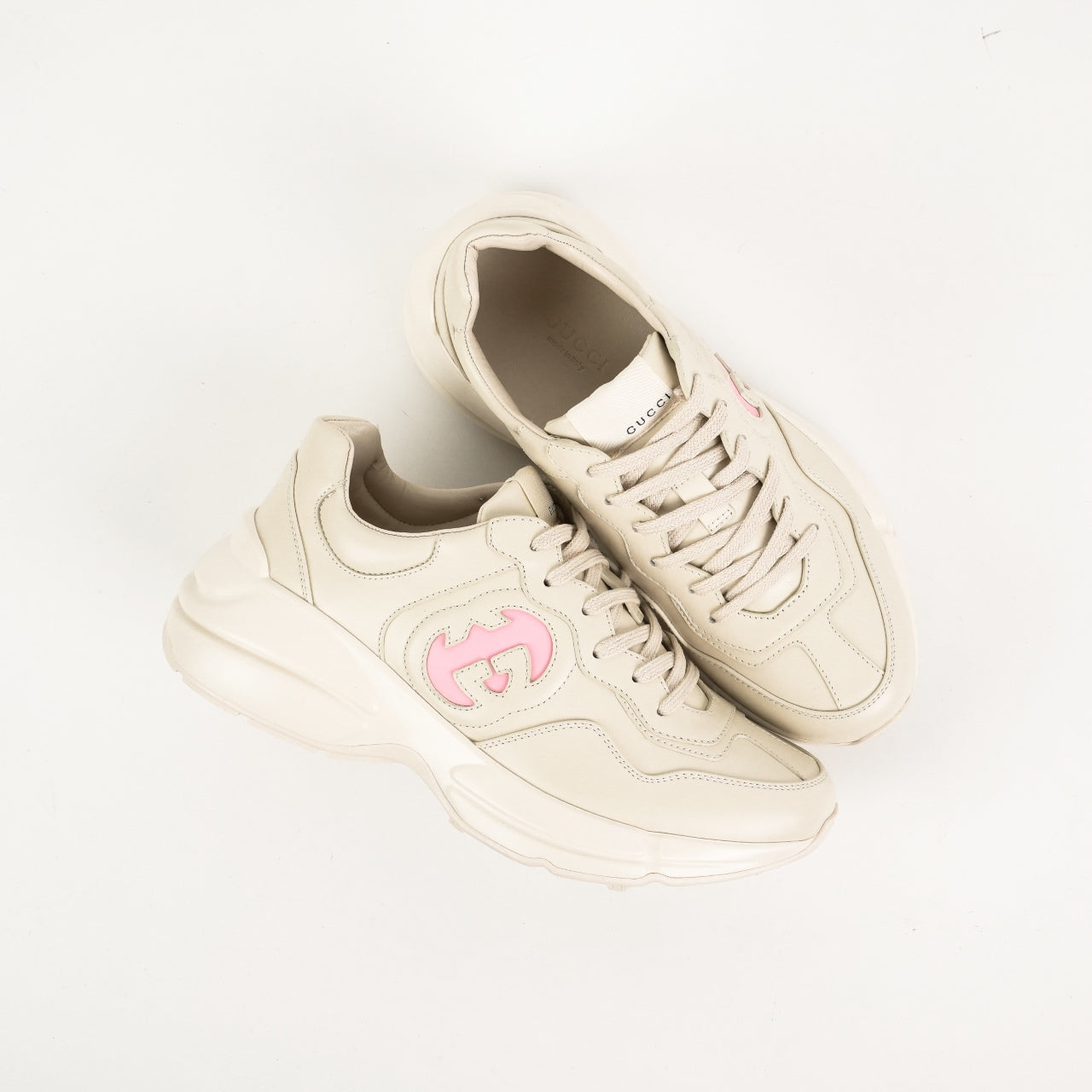 Gucci Rhyton Sneaker 'Ivory Wild Rose'